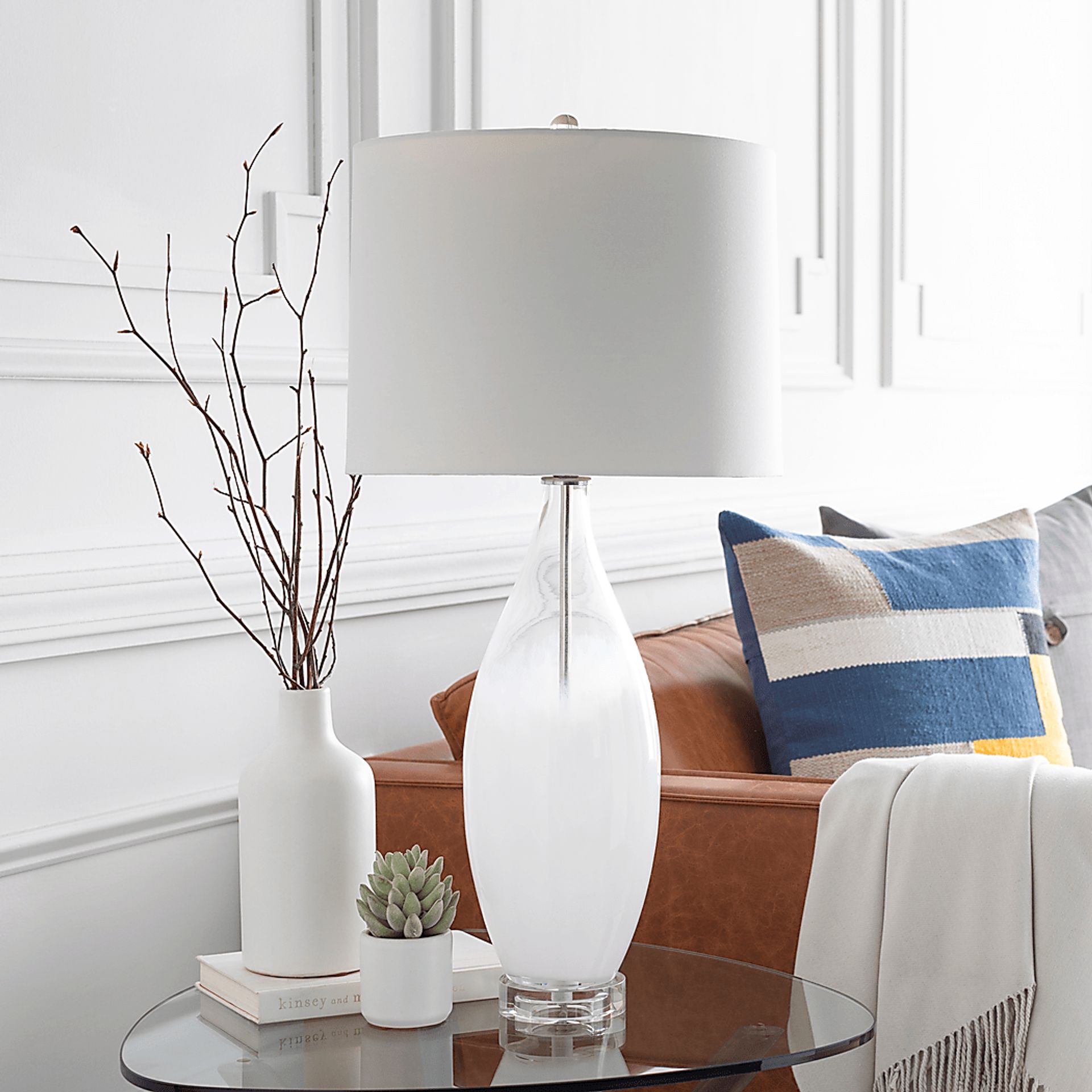 Waterview Lane White Lamp - Image 2