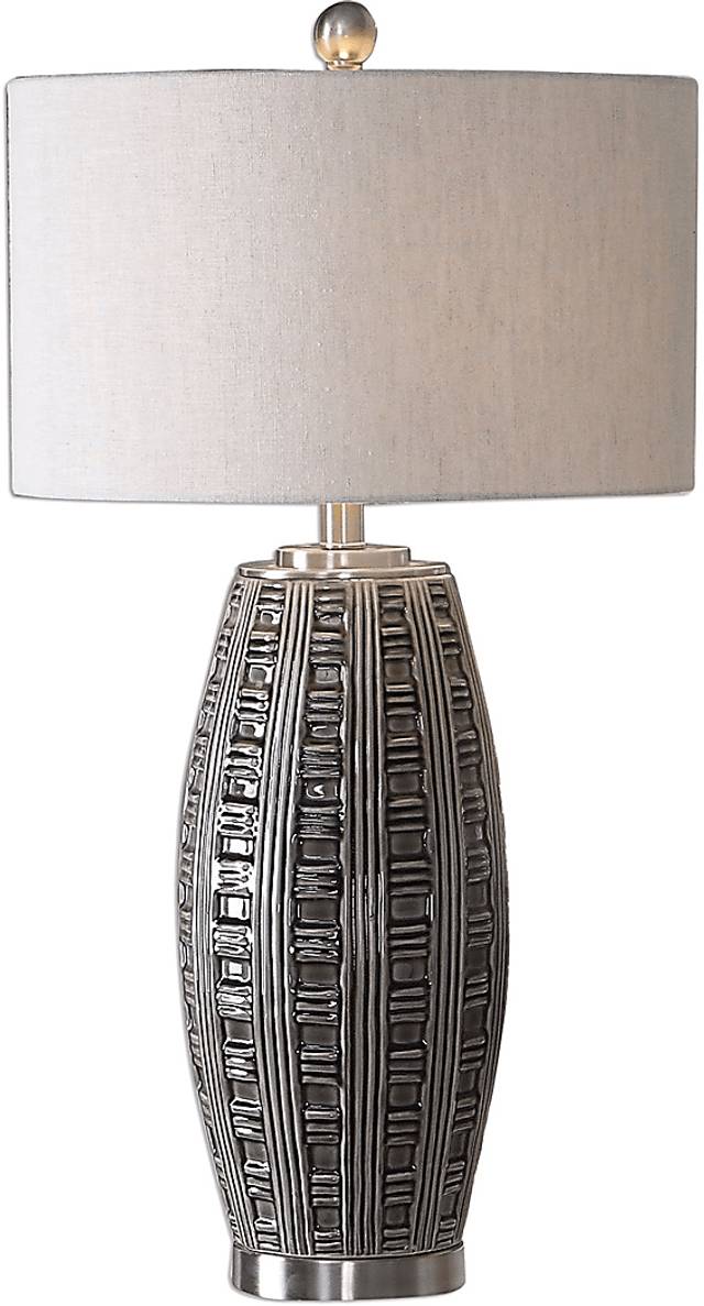 Watford Lane Gray Lamp - Thumbnail - Image 1