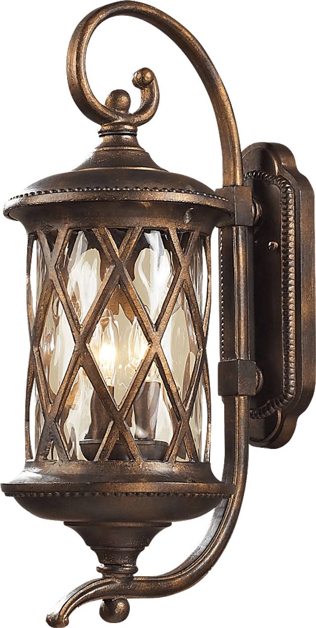 Watham Brown Large Outdoor Wall Sconce - Thumbnail - Image 1