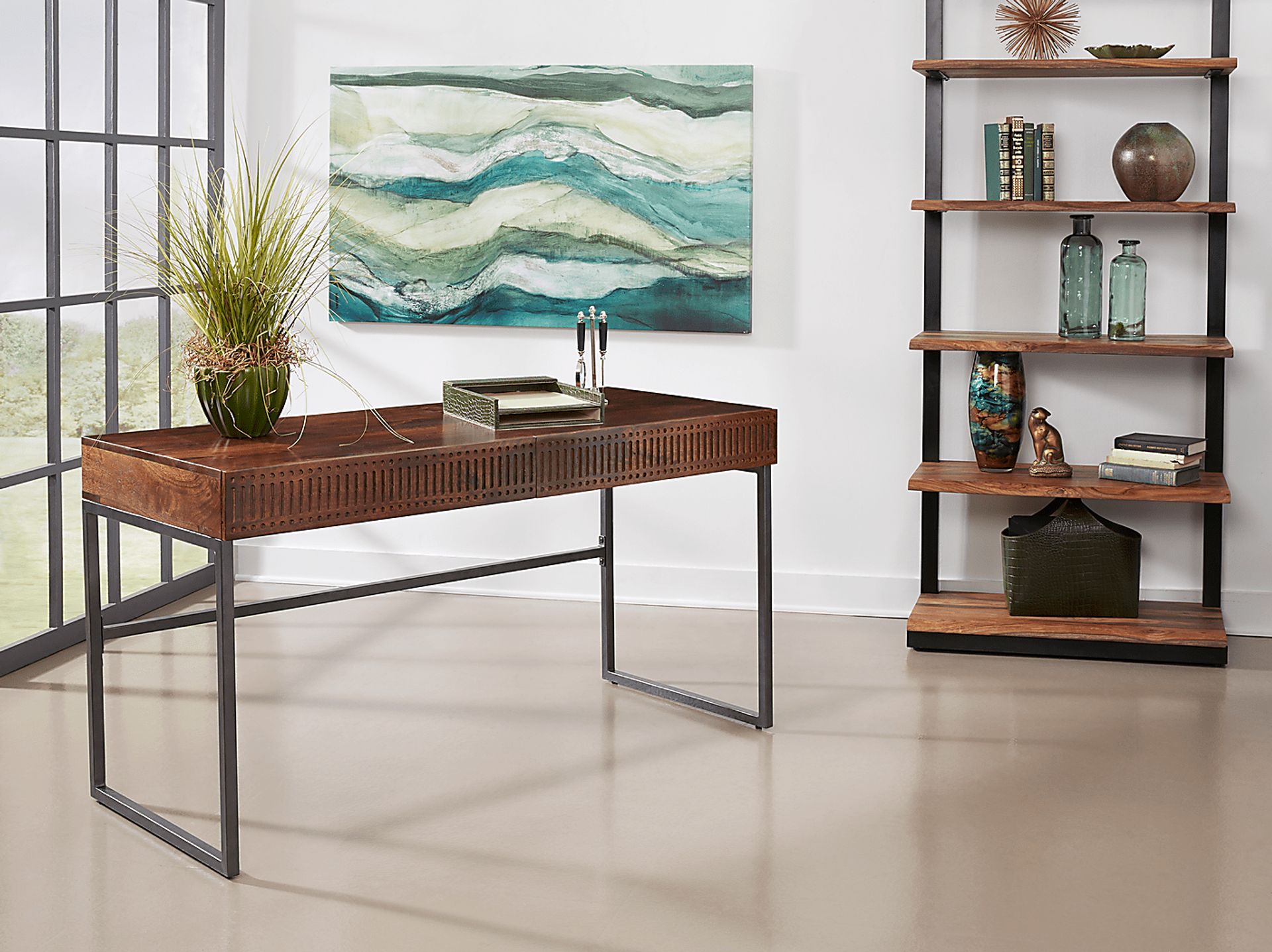 Wathen Brown Desk - Image 6