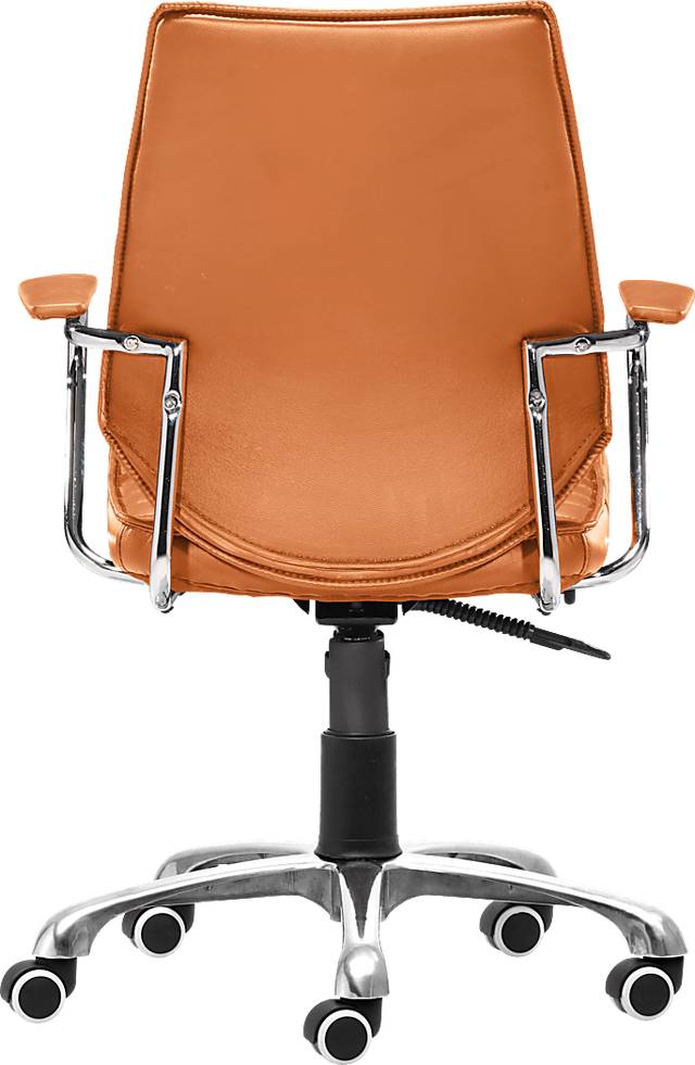 Watova Lane Orange Desk Chair - Thumbnail - Image 4