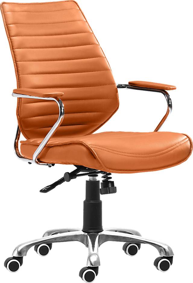Watova Lane Orange Desk Chair - Thumbnail - Image 1