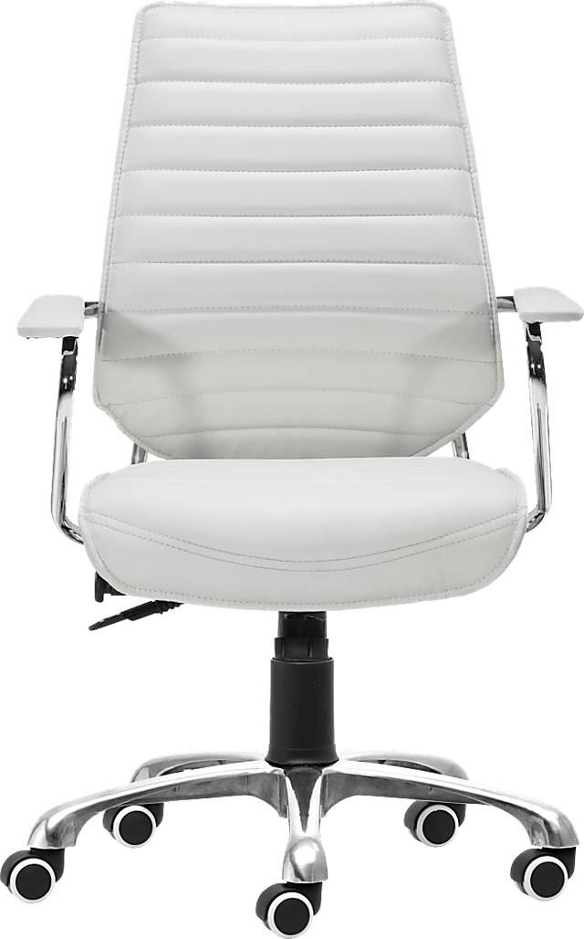Watova Lane White Desk Chair - Thumbnail - Image 3