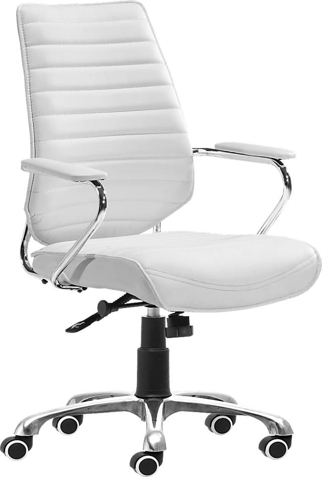 Watova Lane White Desk Chair - Thumbnail - Image 1