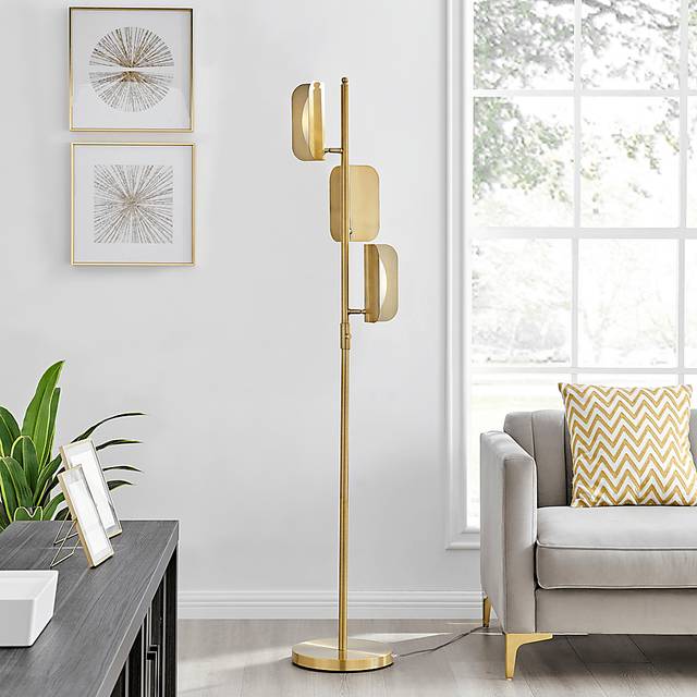 Watrous Alley Brass Floor Lamp - Thumbnail - Image 2