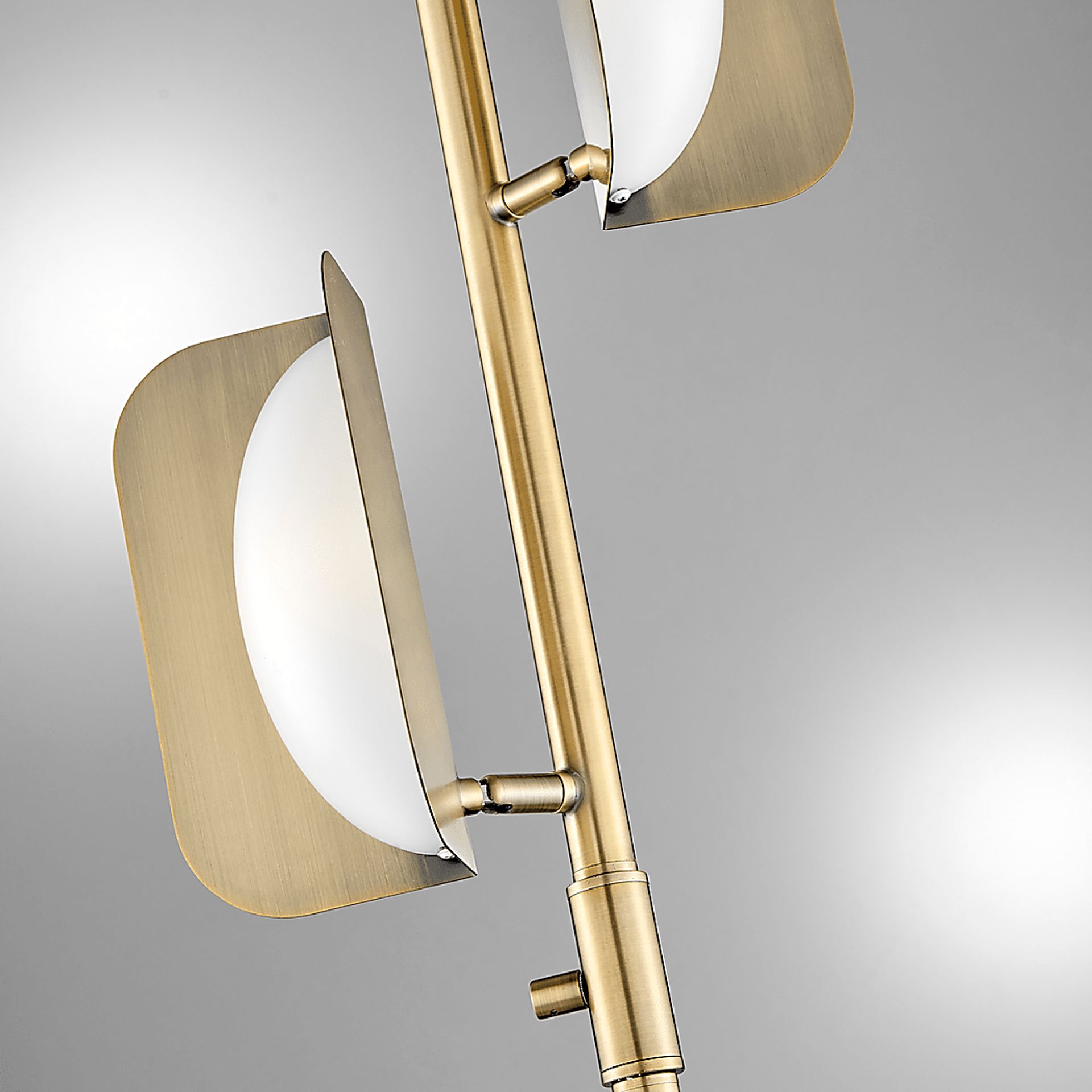 Watrous Alley Brass Floor Lamp - Image 3