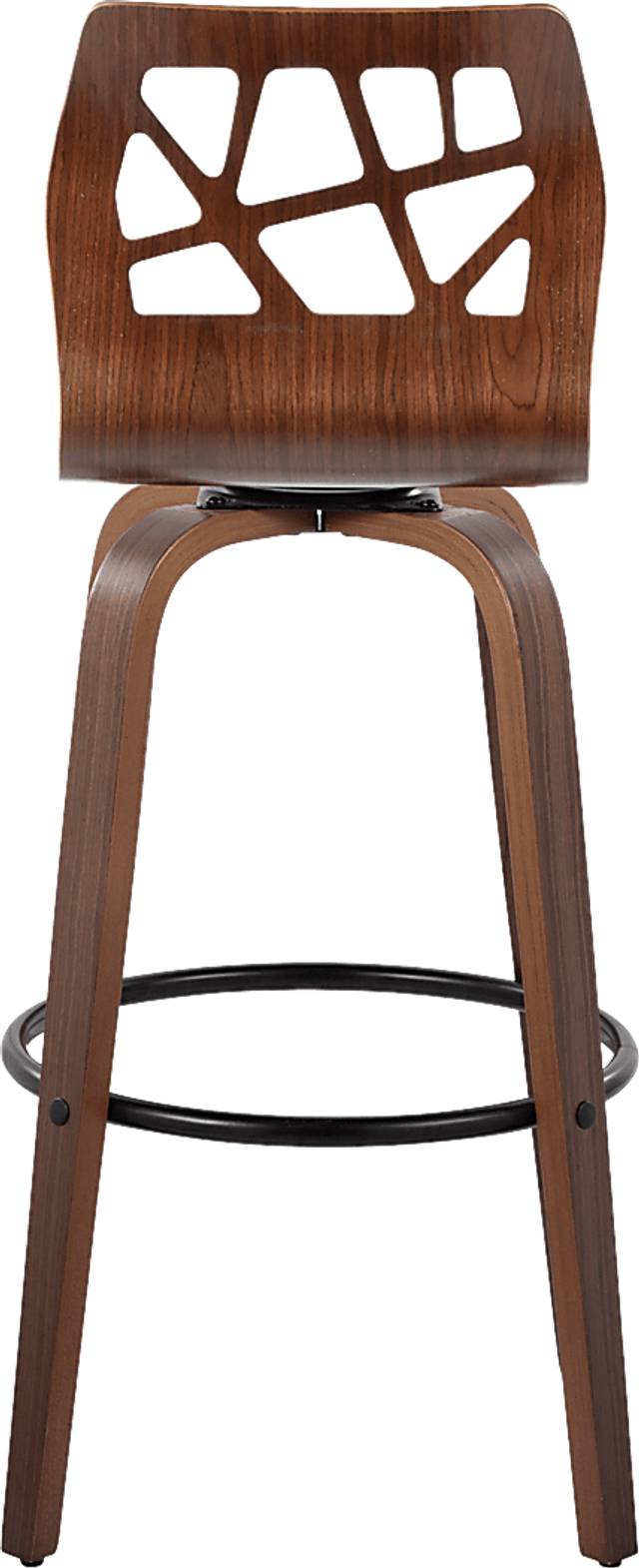 Watsonia Black Swivel Barstool, Set of 2 - Thumbnail - Image 7