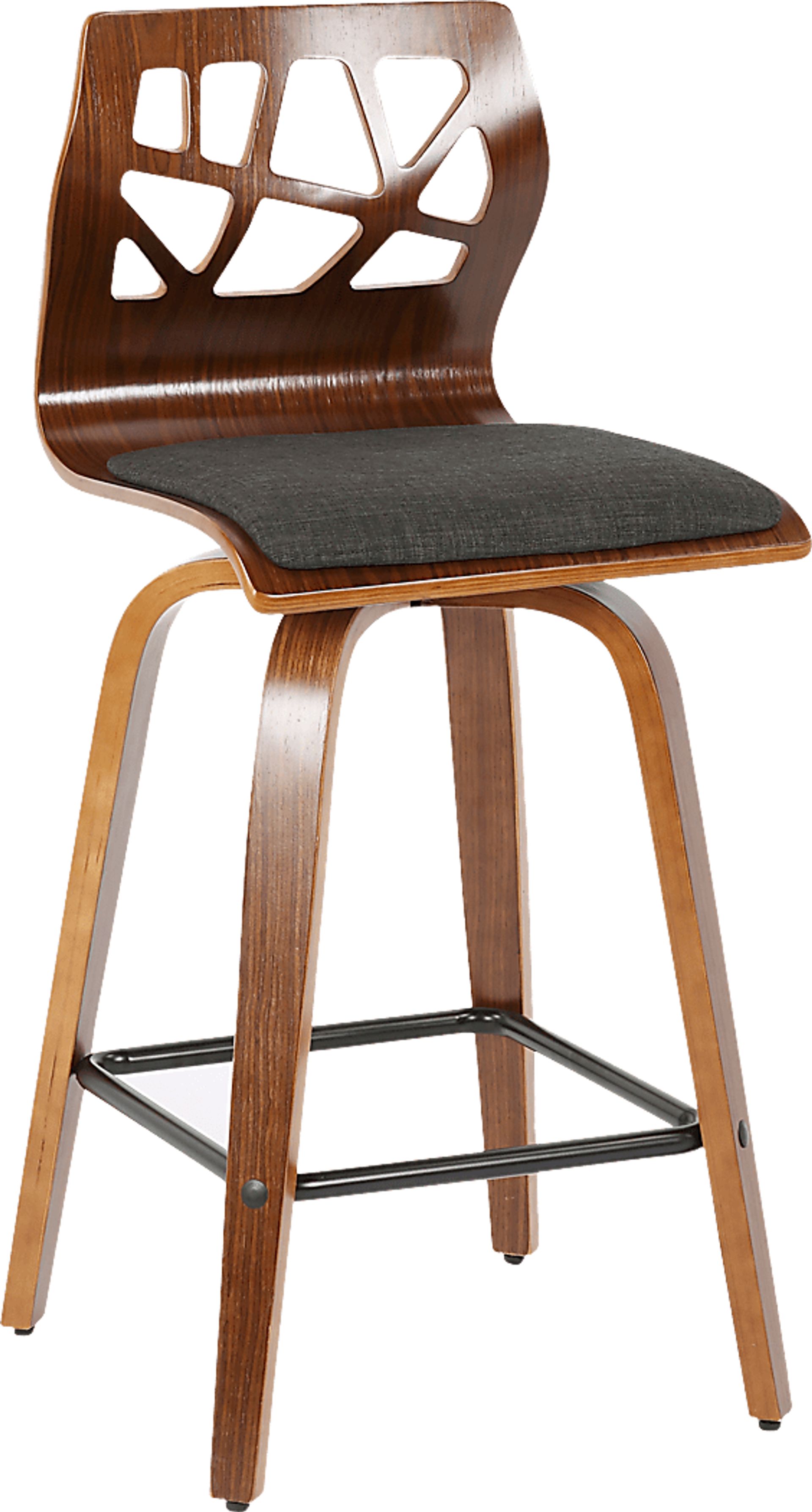Watsonia Charcoal Counter Height Stool, Set of 2 - Image 8