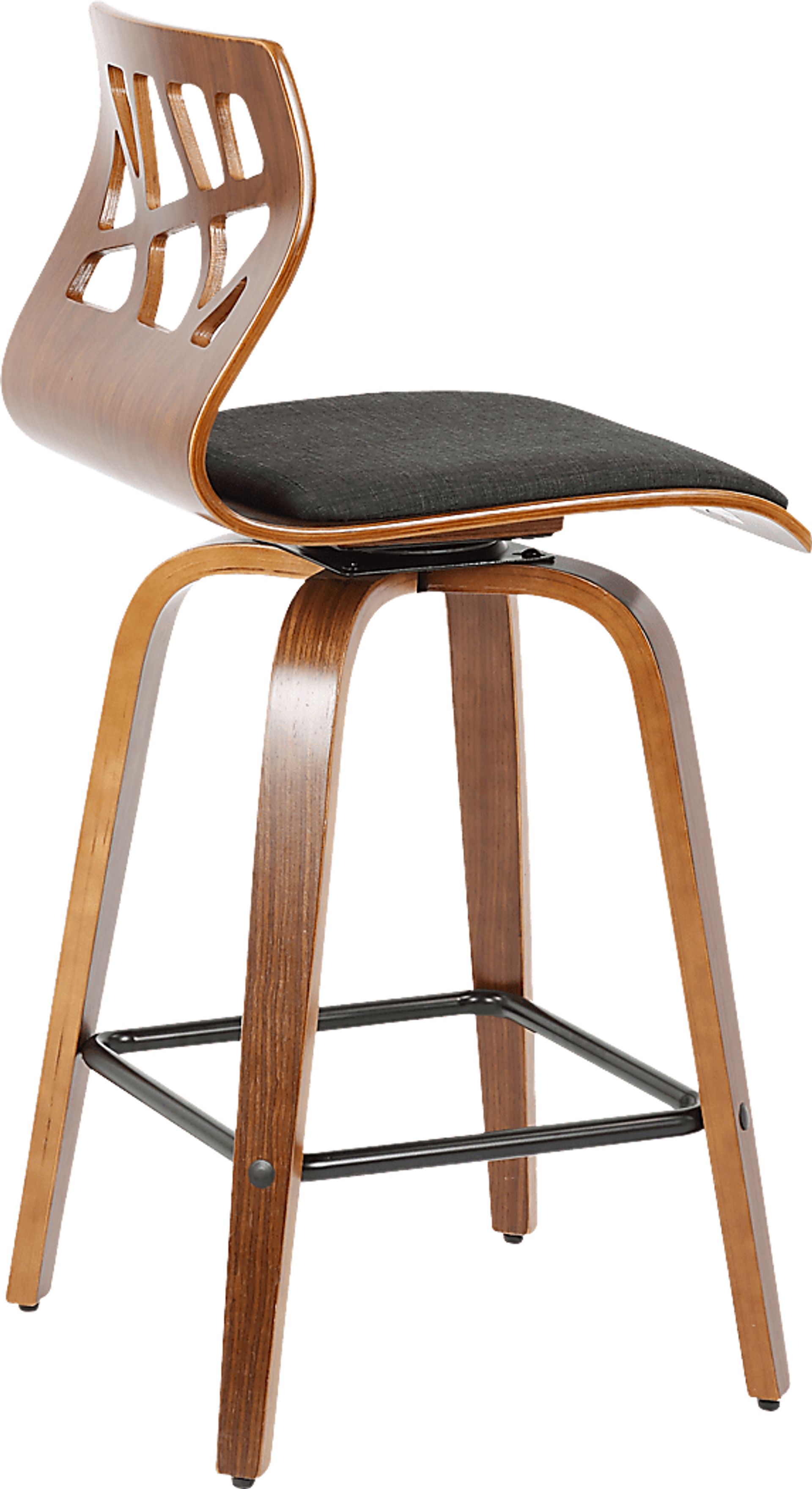 Watsonia Charcoal Counter Height Stool, Set of 2 - Image 9
