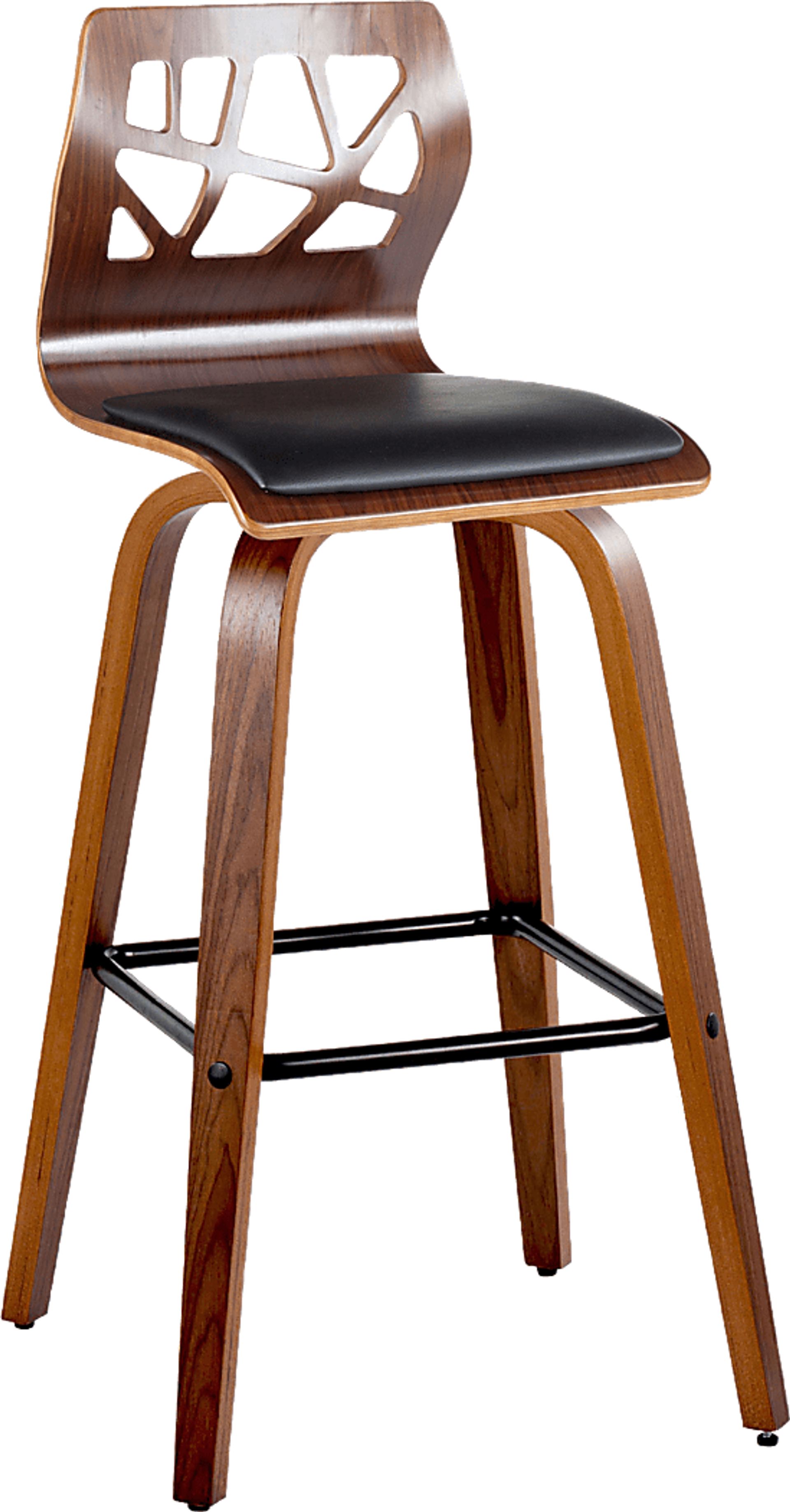 Watsonia II Black Swivel Barstool, Set of 2 - Image 6