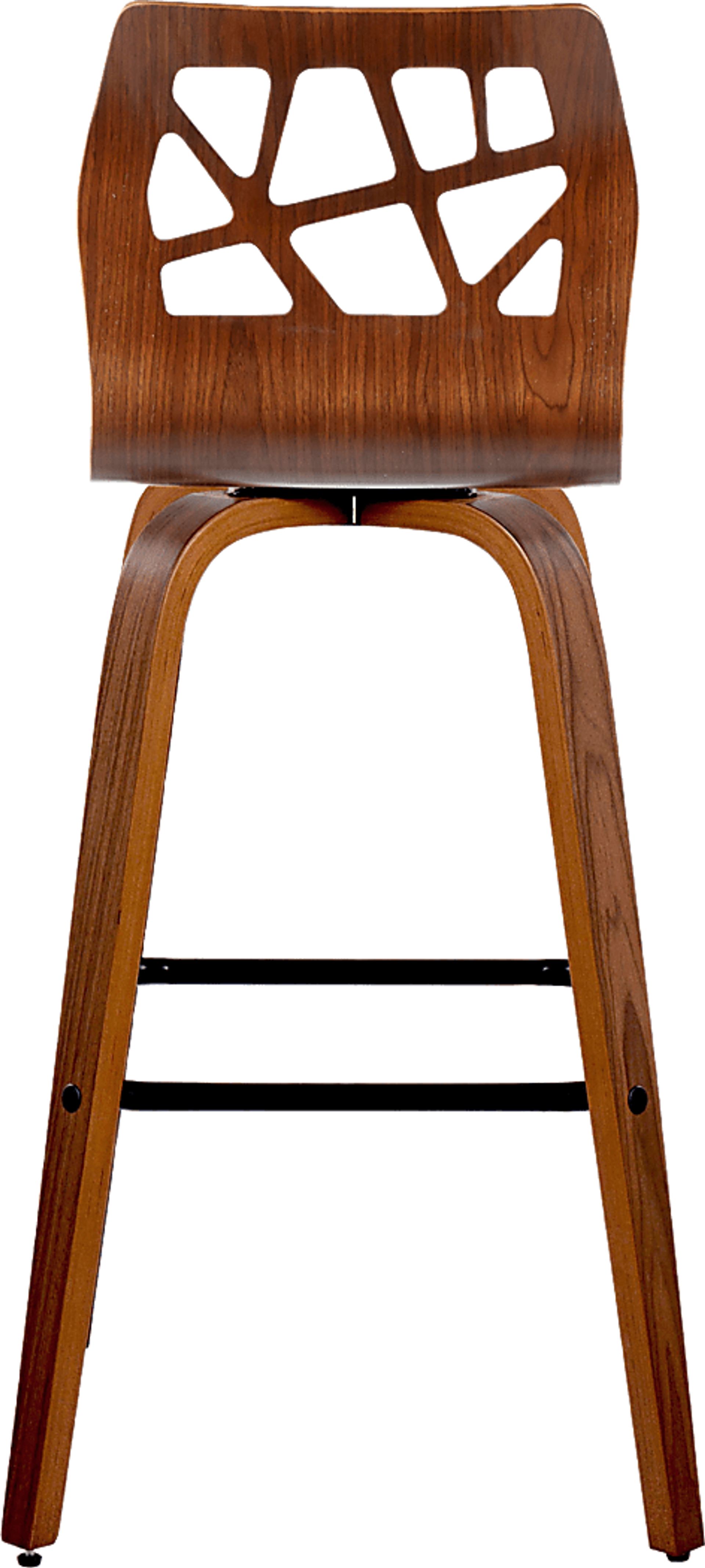 Watsonia II Black Swivel Barstool, Set of 2 - Image 9