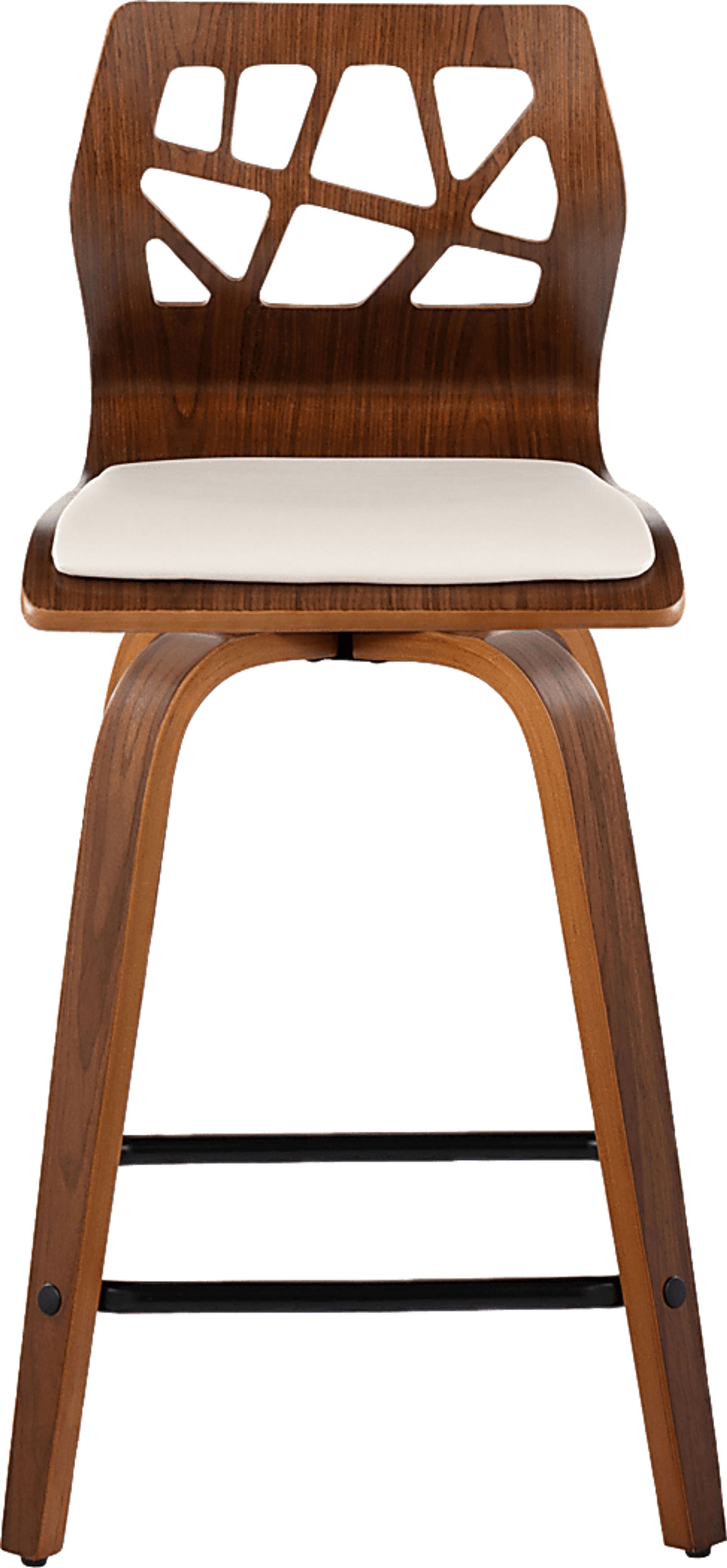 Watsonia II Cream Swivel Counter Height Stool, Set of 2 - Image 10