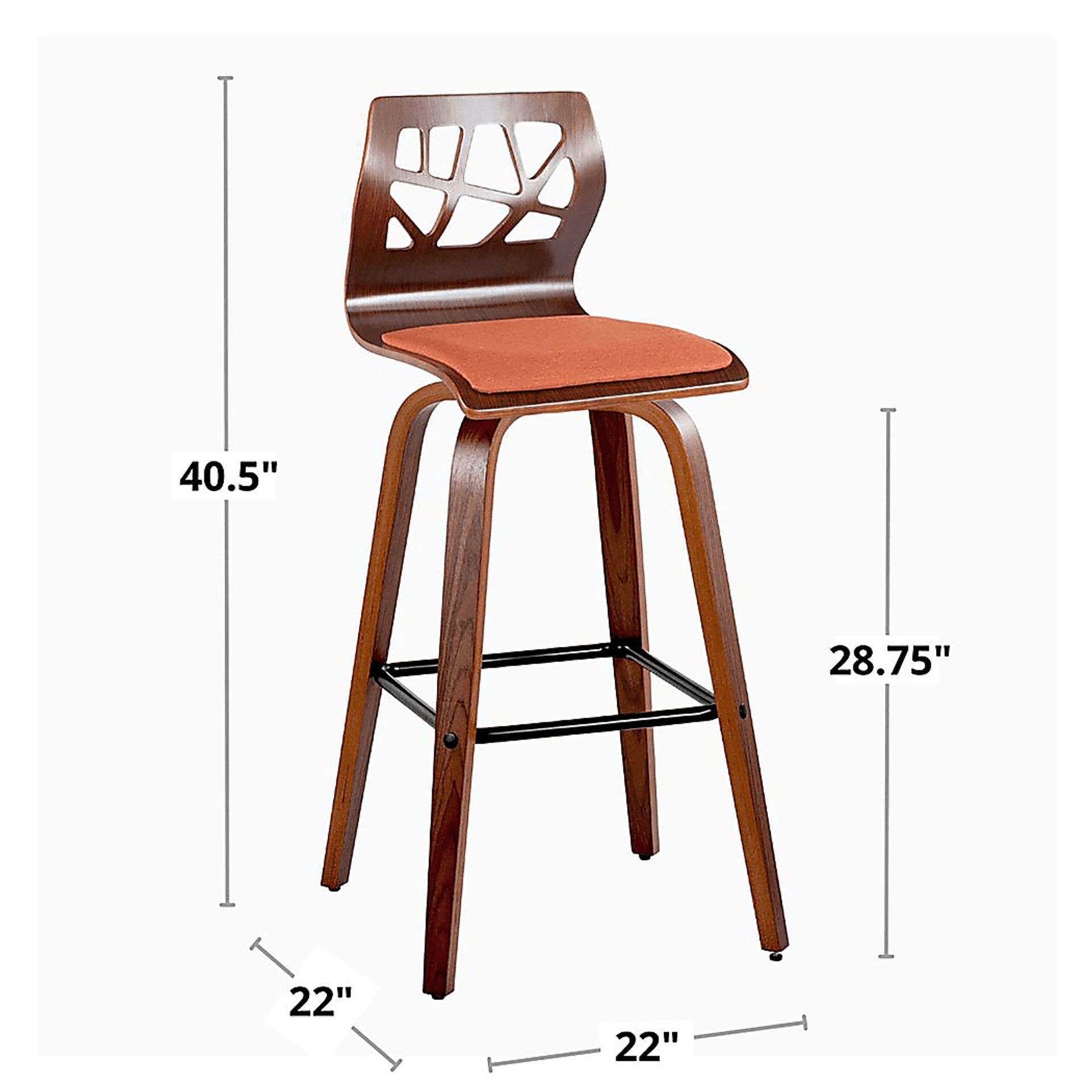 Watsonia II Teal Swivel Barstool, Set of 2 - Image 12
