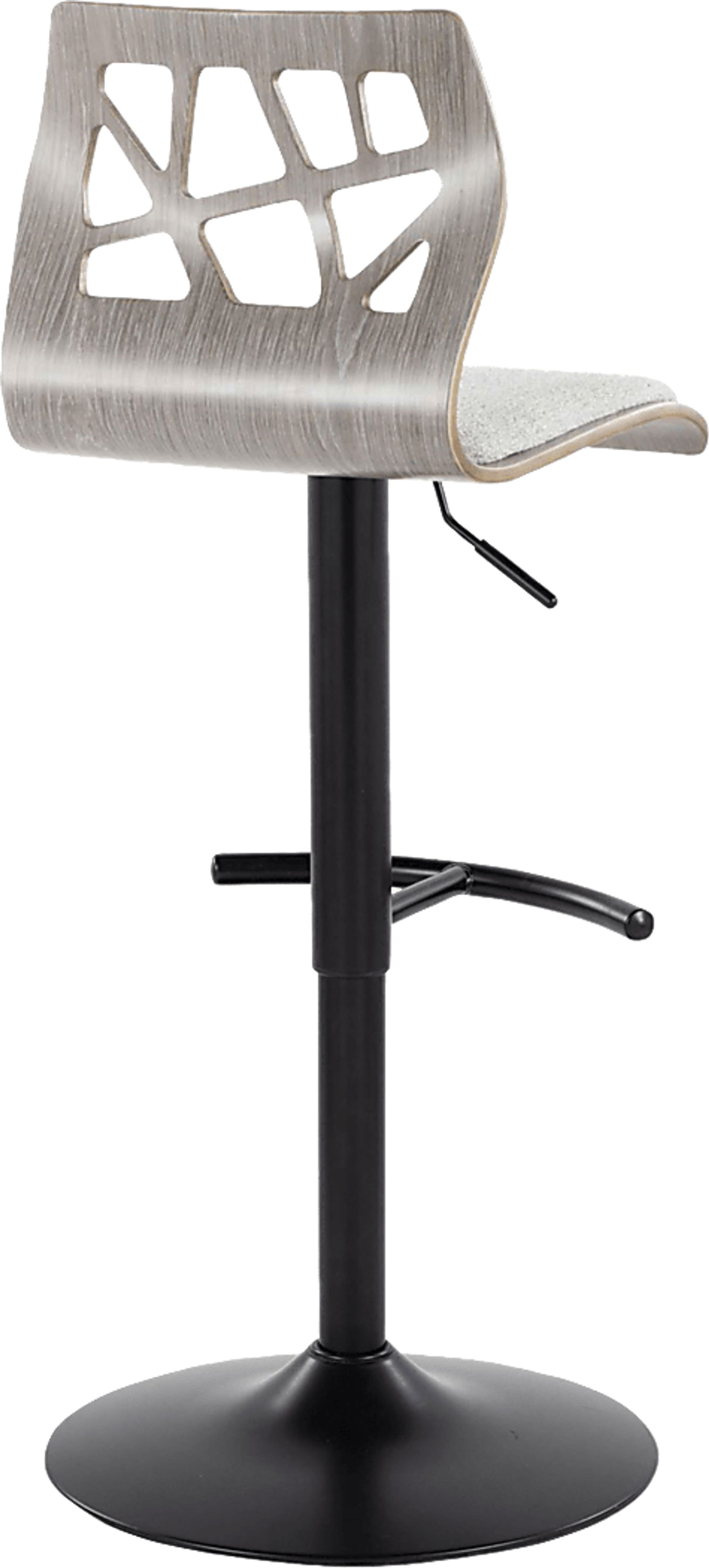 Watsonia III Gray Adjustable Barstool, Set of 2 - Image 8
