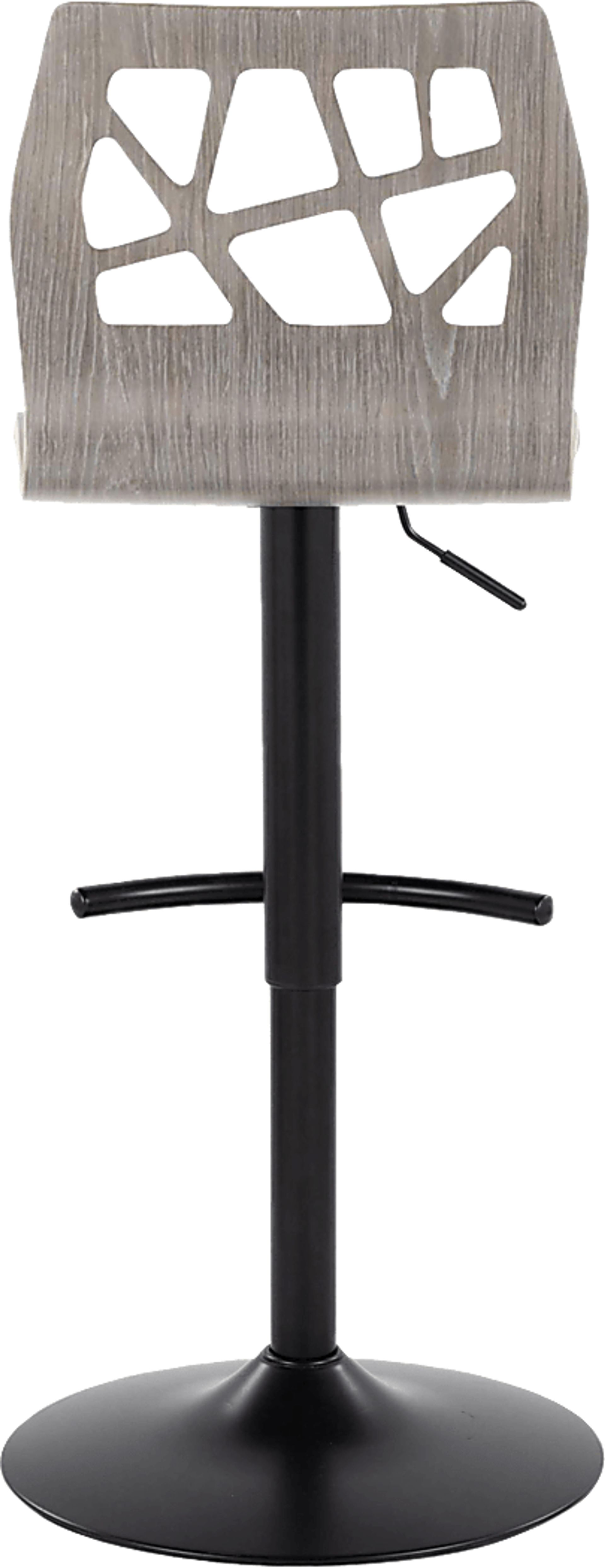 Watsonia III Gray Adjustable Barstool, Set of 2 - Image 9