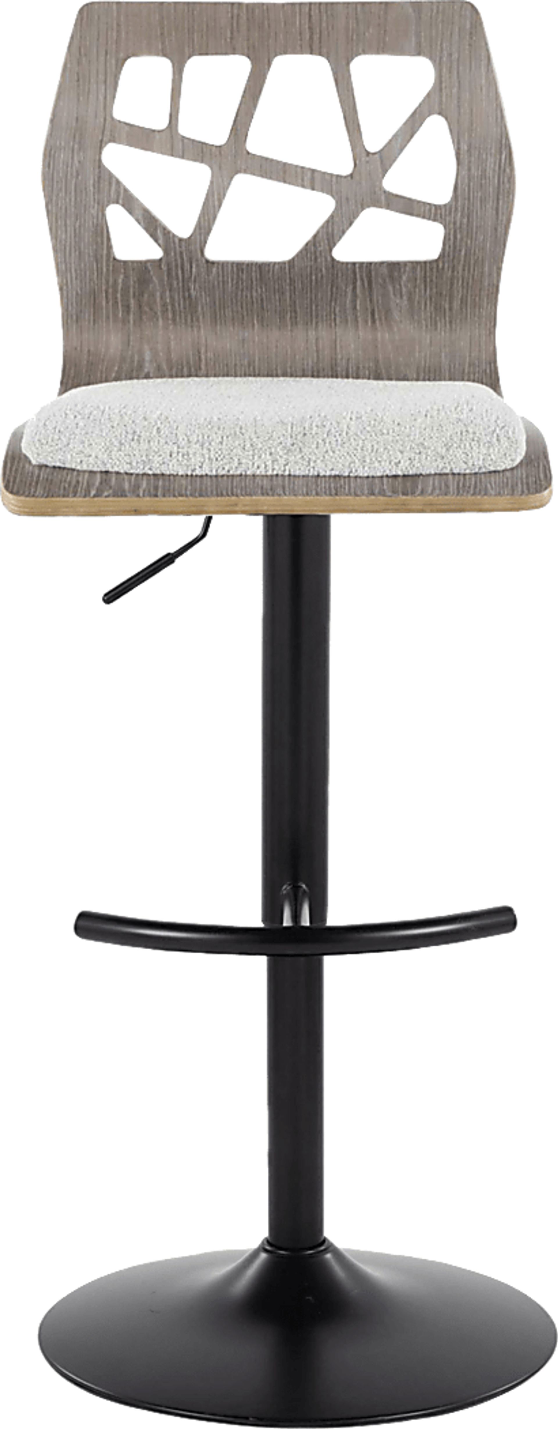 Watsonia III Gray Adjustable Barstool, Set of 2 - Image 10