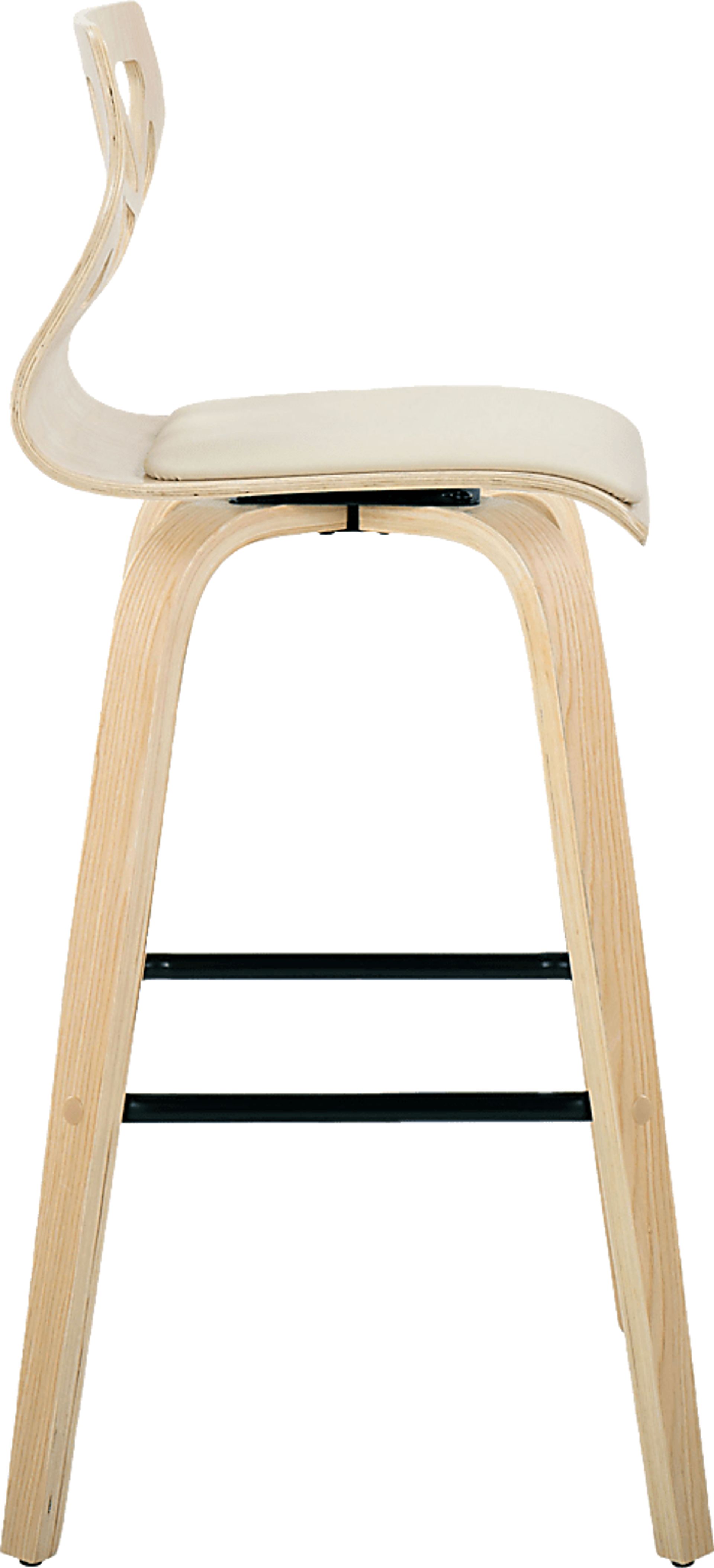 Watsonia III Natural Swivel Barstool, Set of 2 - Image 7