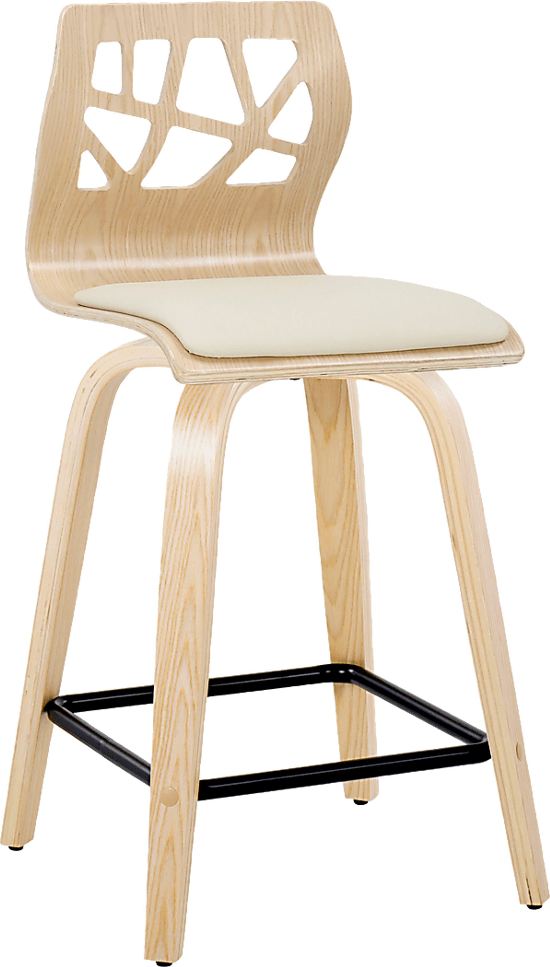 Watsonia III Natural Swivel Counter Height Stool, Set of 2 - Image 6