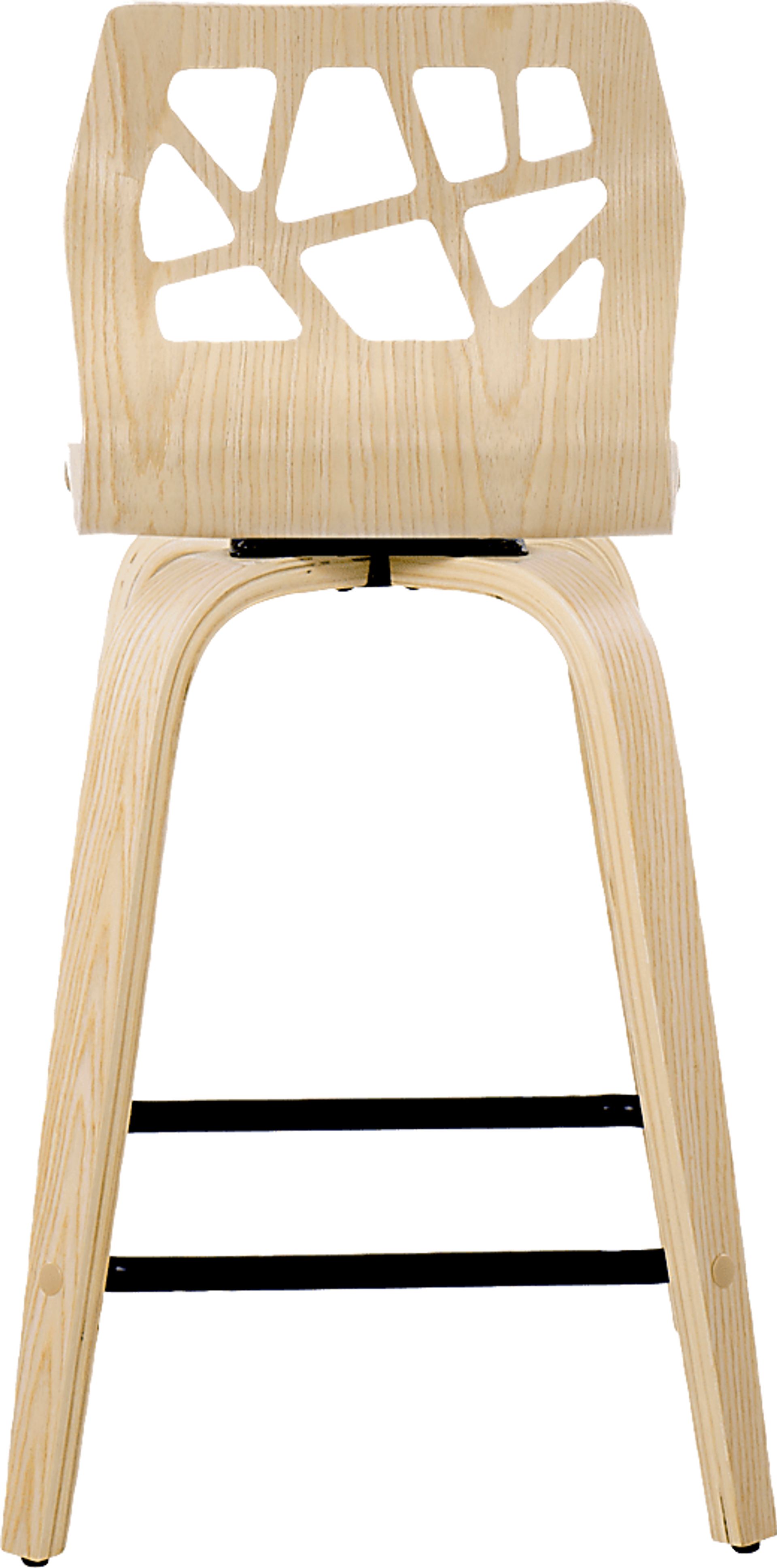 Watsonia III Natural Swivel Counter Height Stool, Set of 2 - Image 9