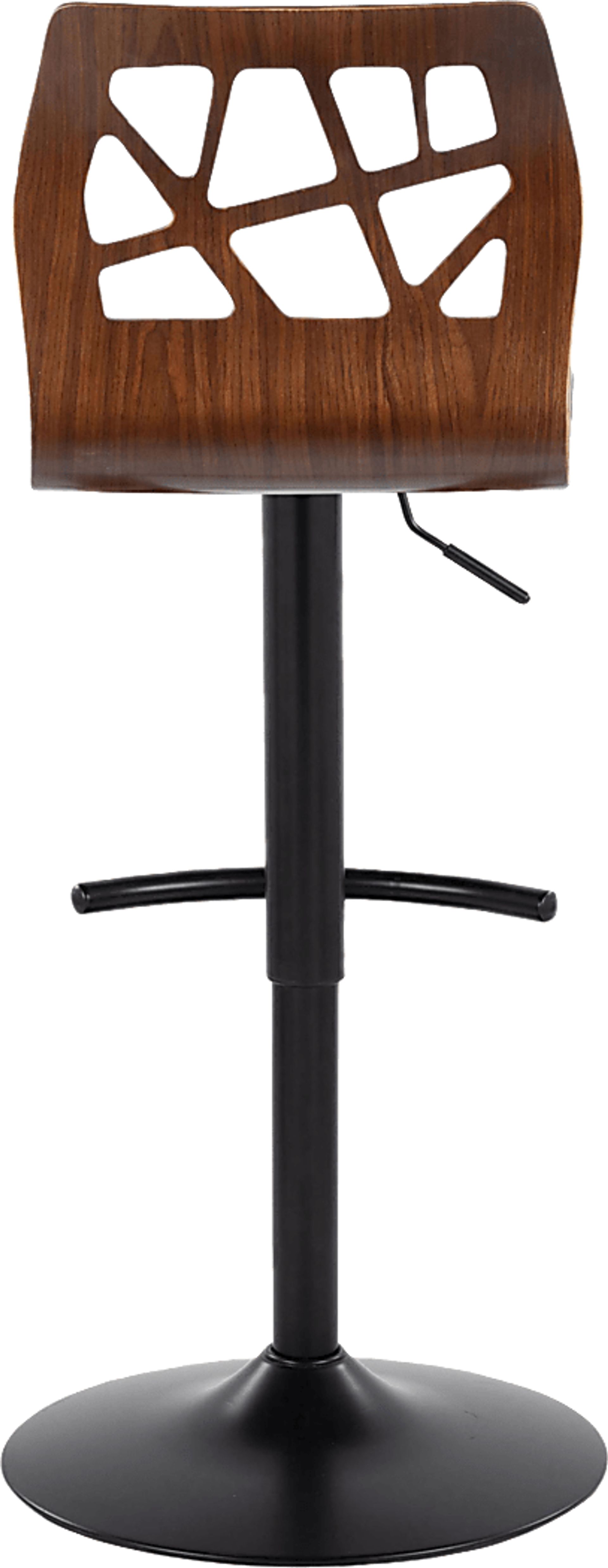 Watsonia IV Orange Adjustable Barstoool, Set of 2 - Image 9