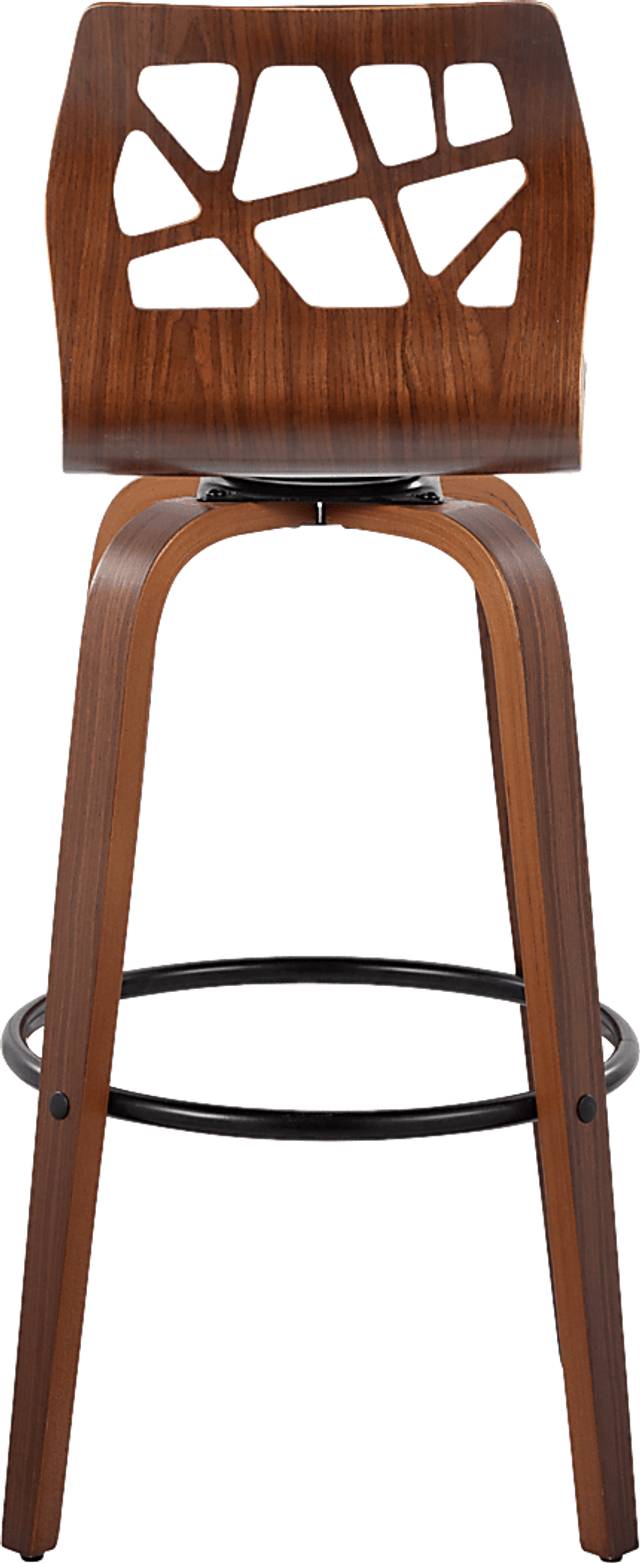 Watsonia Orange Swivel Barstool, Set of 2 - Thumbnail - Image 7