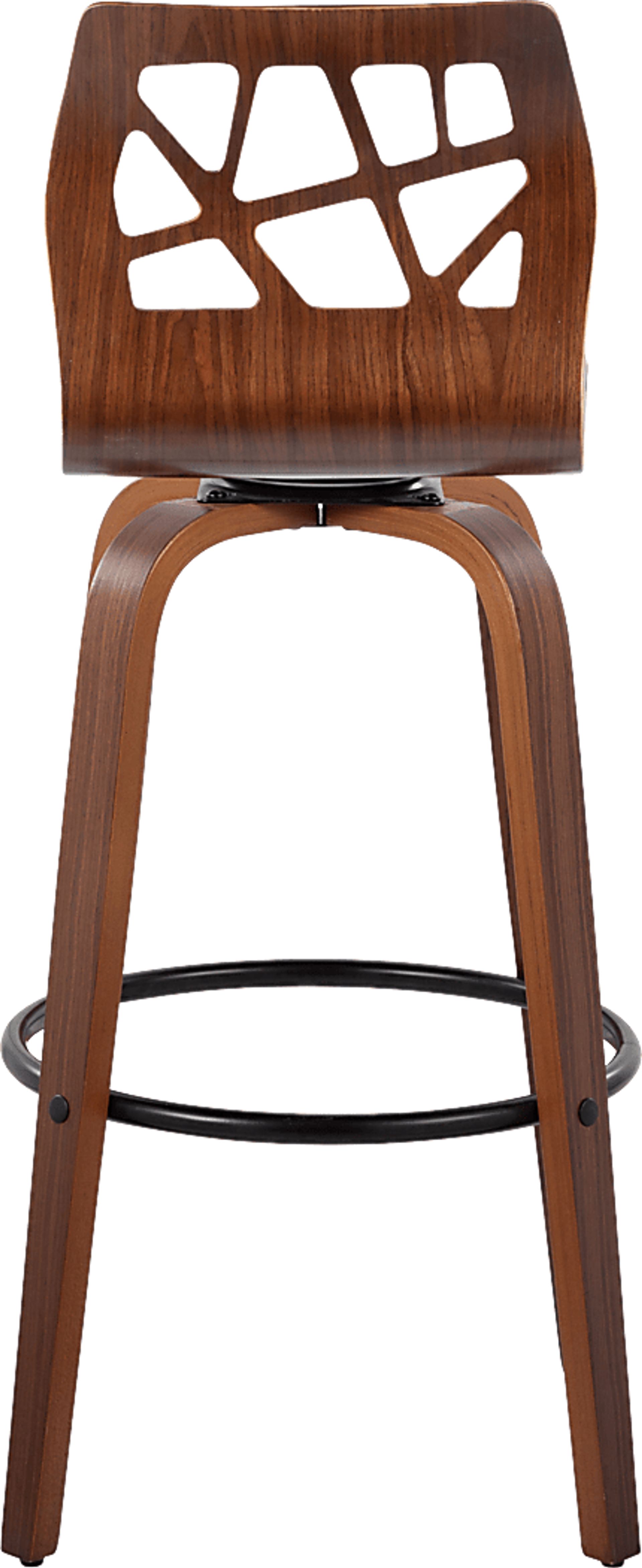 Watsonia Orange Swivel Barstool, Set of 2 - Image 7