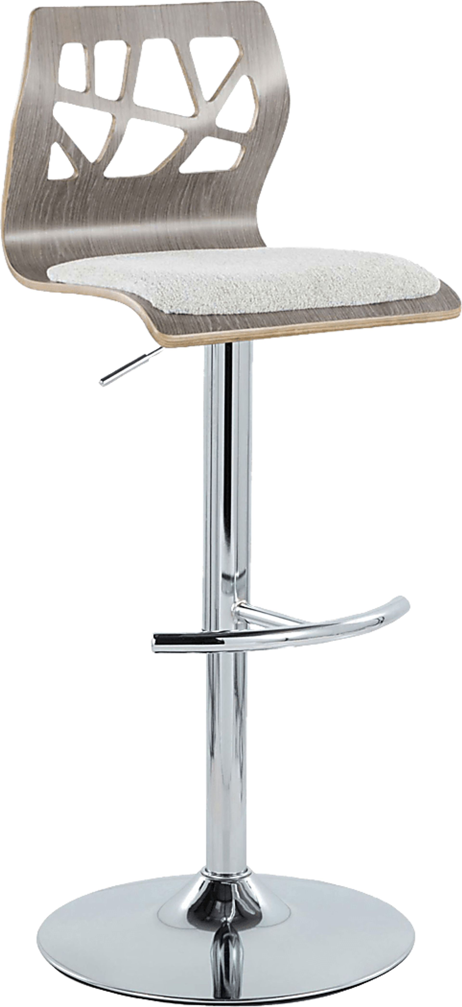 Watsonia V Gray Adjustable Barstool, Set of 2 - Image 6