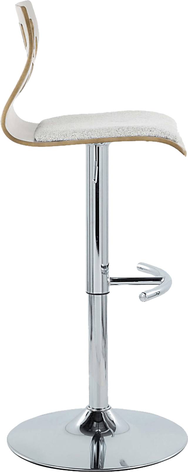 Watsonia V Gray Adjustable Barstool, Set of 2 - Thumbnail - Image 7