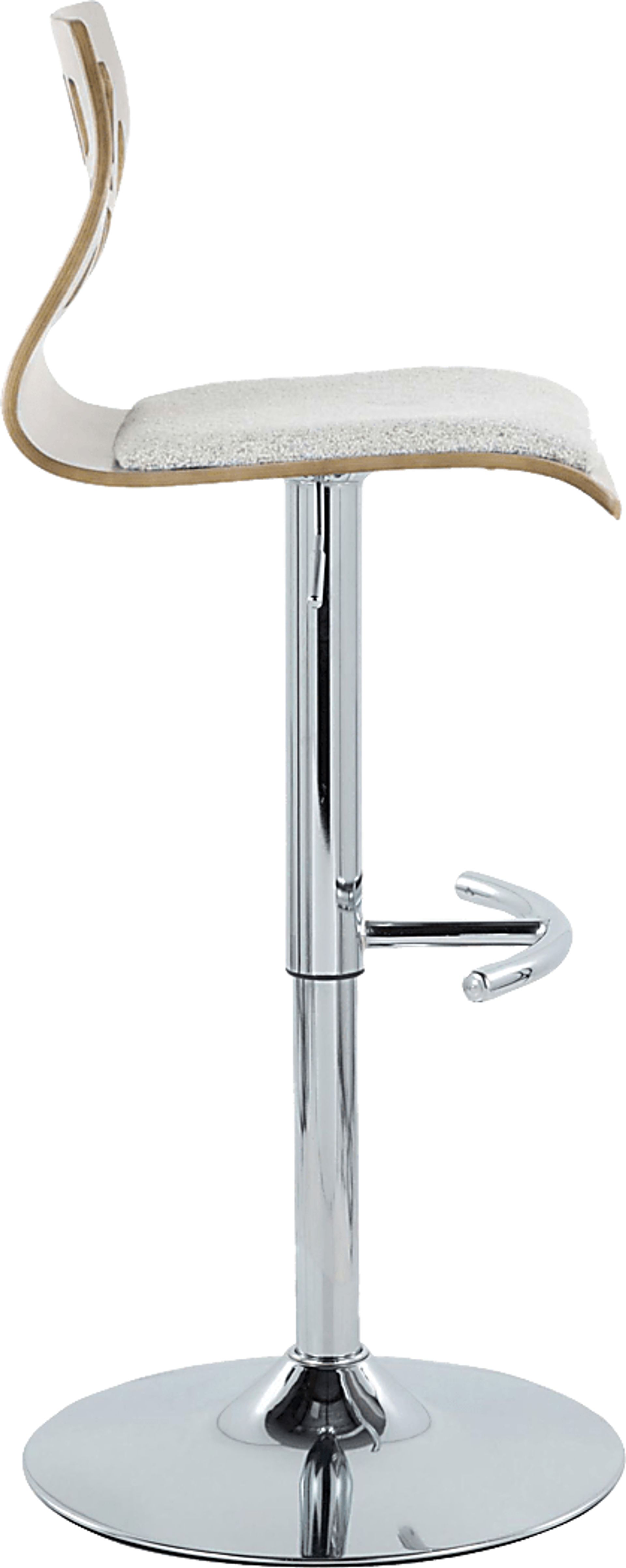 Watsonia V Gray Adjustable Barstool, Set of 2 - Image 7