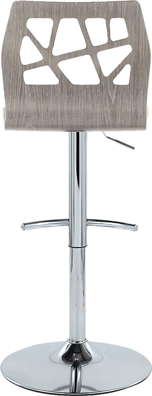 Watsonia V Gray Adjustable Barstool, Set of 2 - Thumbnail - Image 9