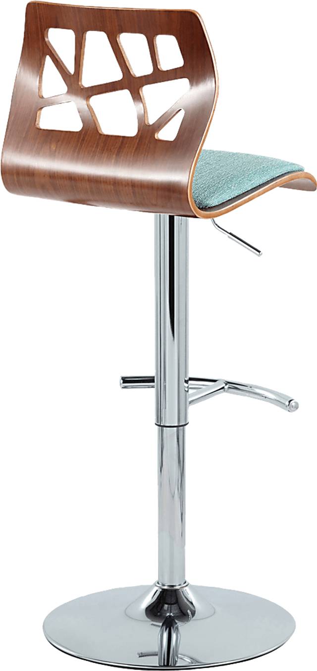 Watsonia VI Teal Adjustable Barstool, Set of 2 - Thumbnail - Image 8