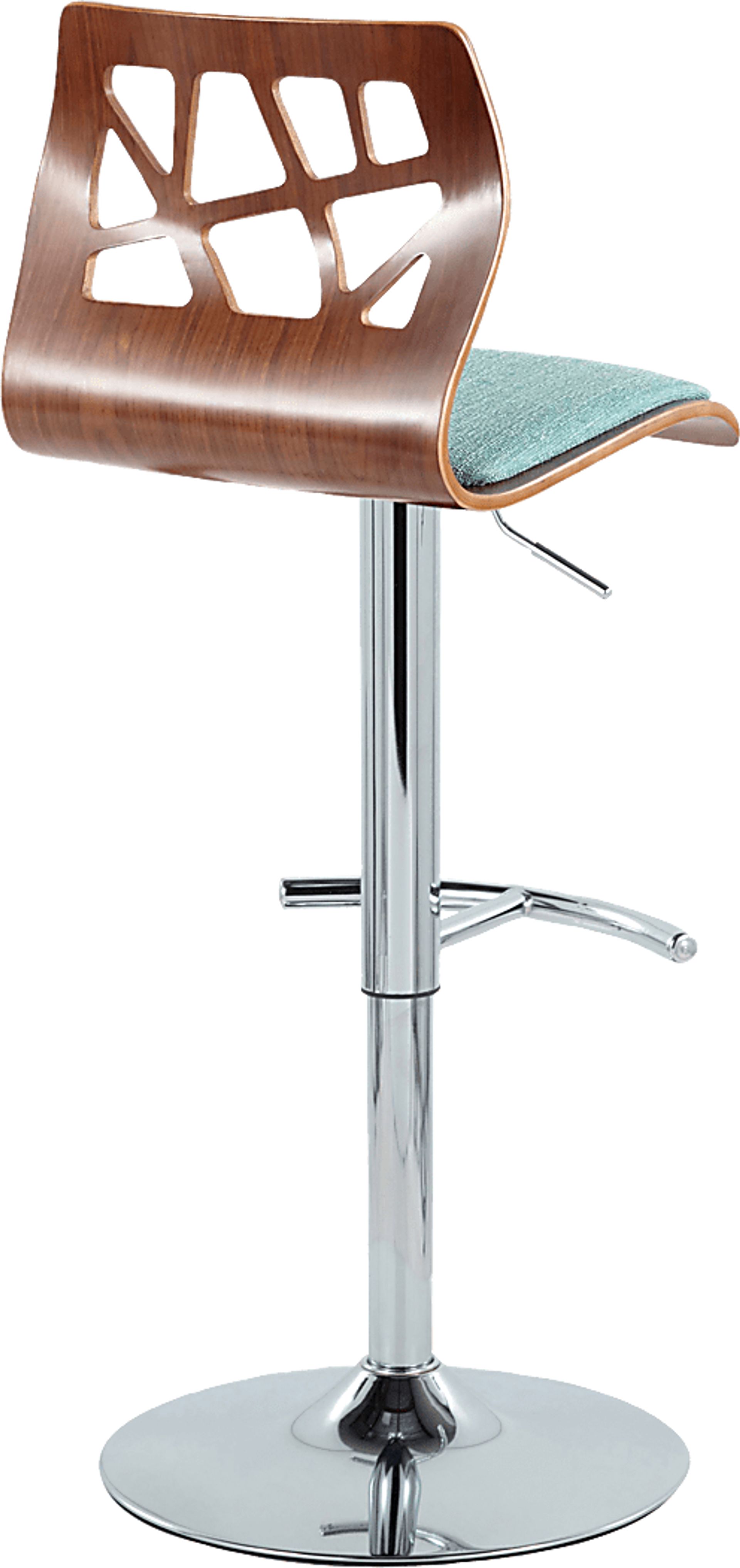 Watsonia VI Teal Adjustable Barstool, Set of 2 - Image 8