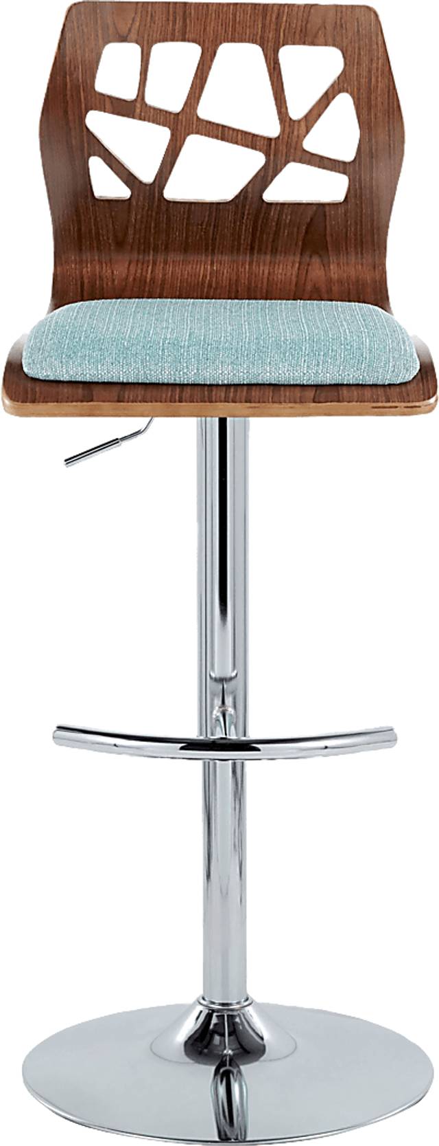 Watsonia VI Teal Adjustable Barstool, Set of 2 - Thumbnail - Image 10