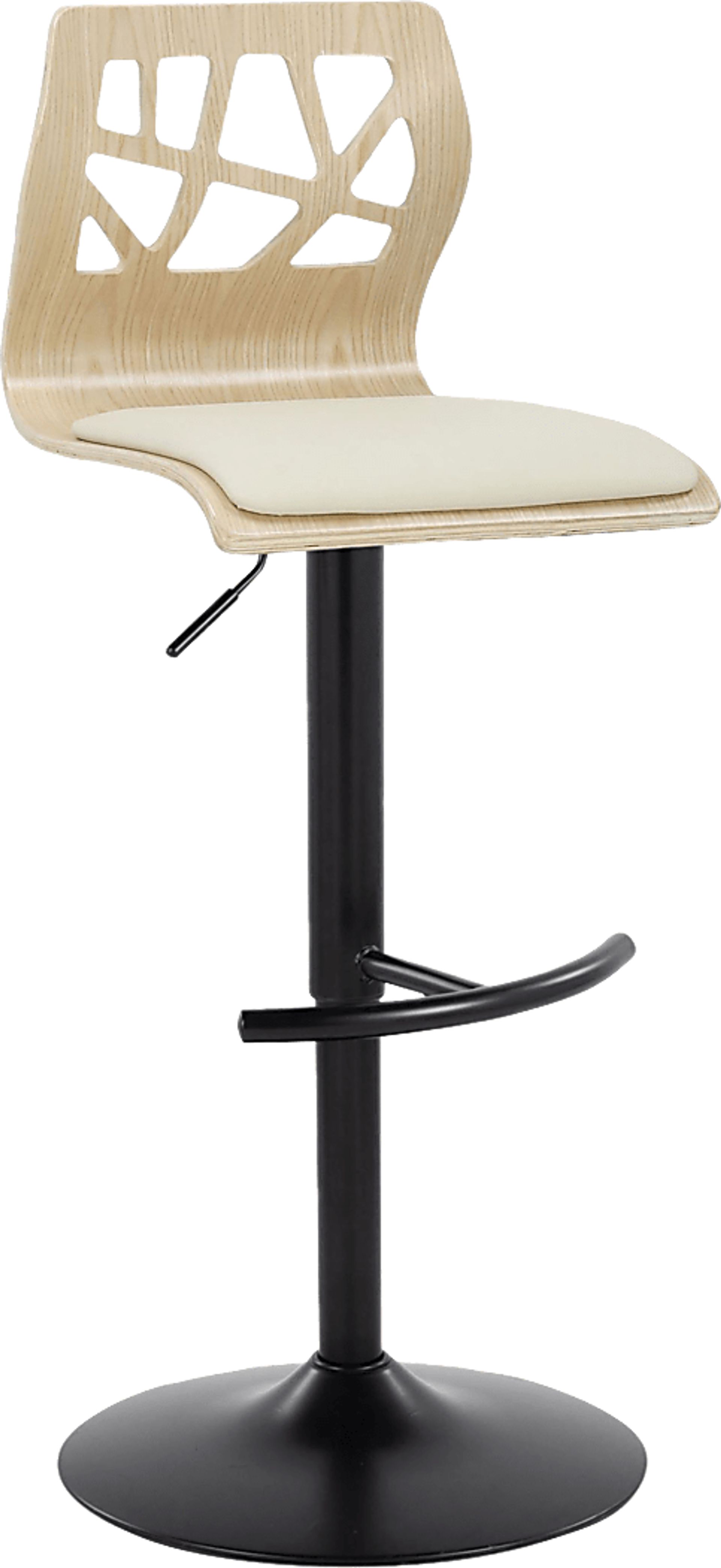 Watsonia VII Cream Adjustable Barstool, Set of 2 - Image 6
