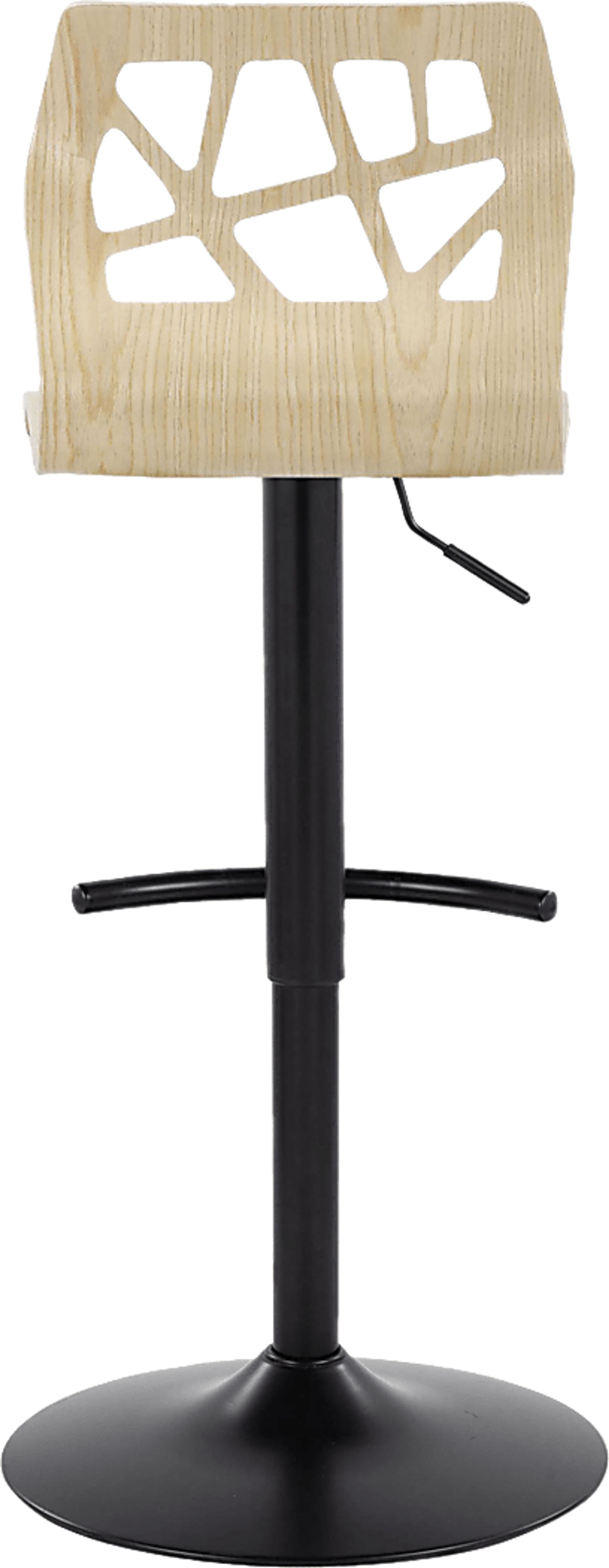 Watsonia VII Cream Adjustable Barstool, Set of 2 - Image 9