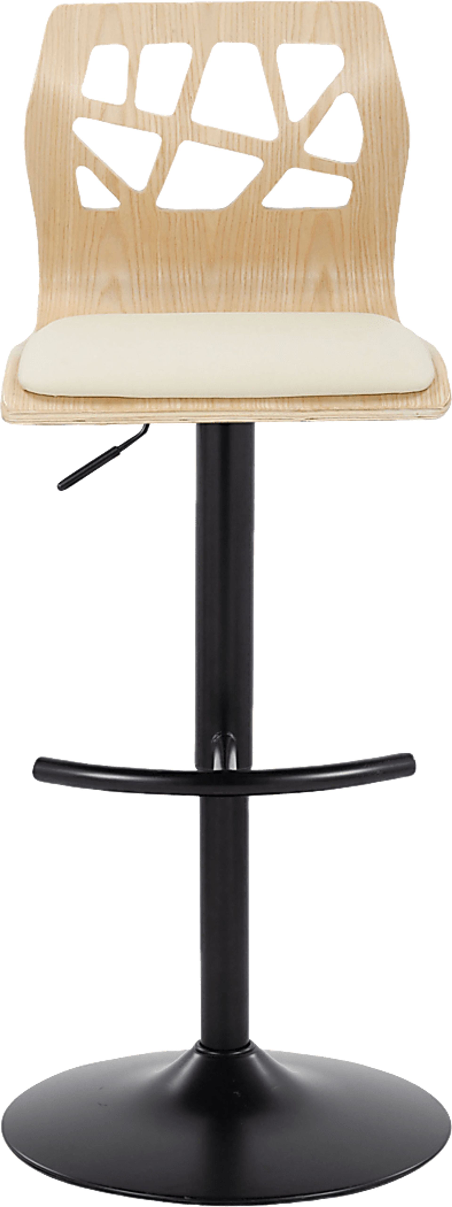 Watsonia VII Cream Adjustable Barstool, Set of 2 - Image 10