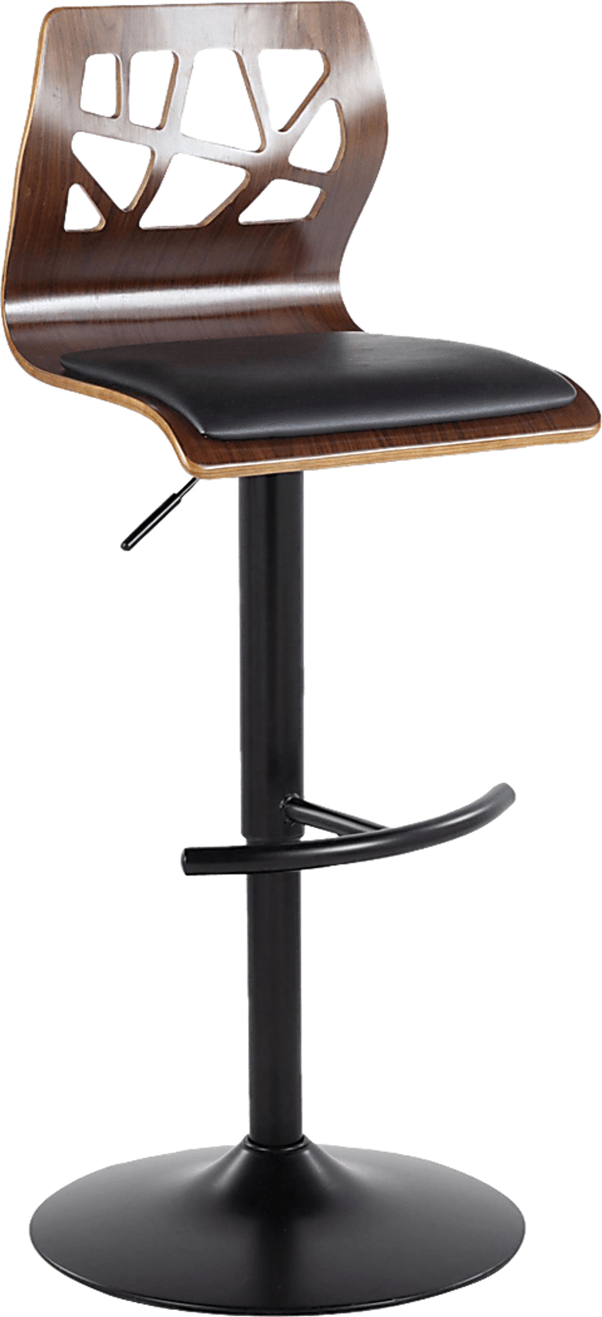 Watsonia VIII Black Adjustable Barstool, Set of 2 - Image 6