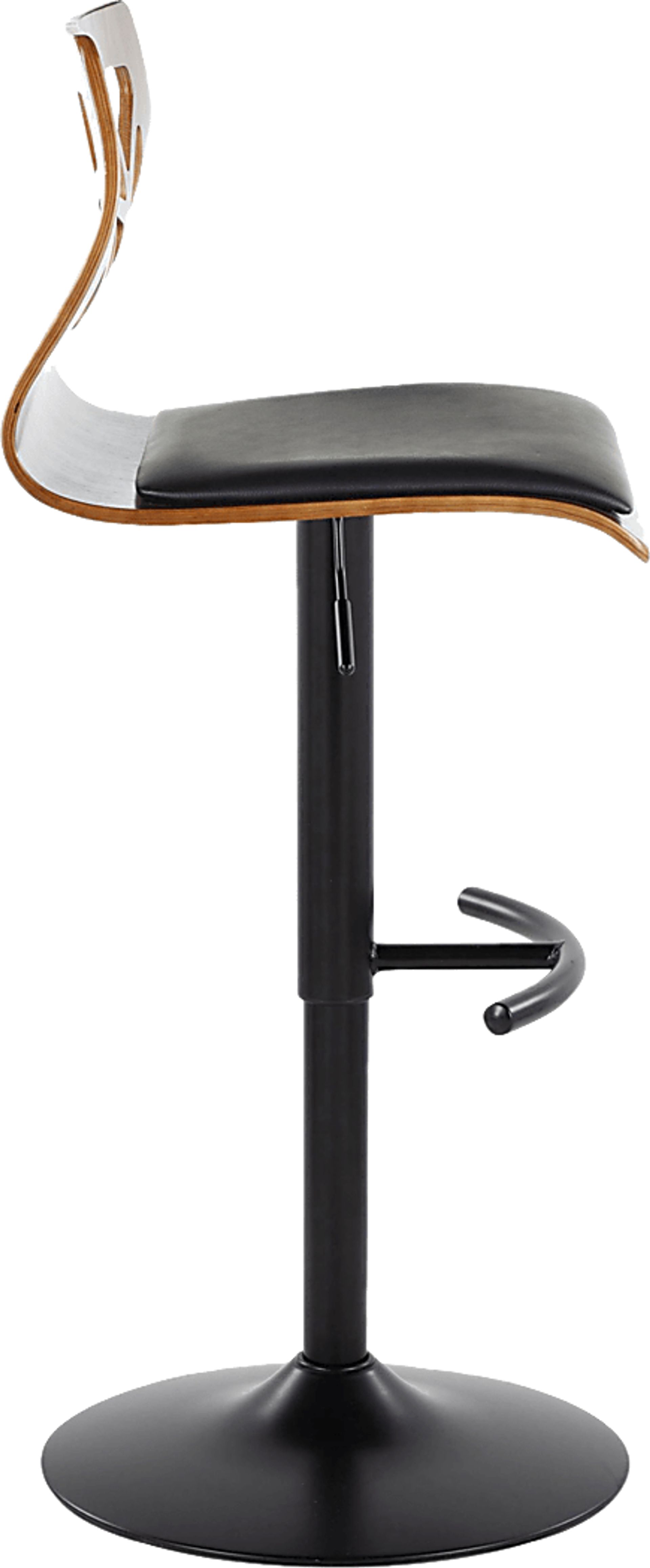 Watsonia VIII Black Adjustable Barstool, Set of 2 - Image 7