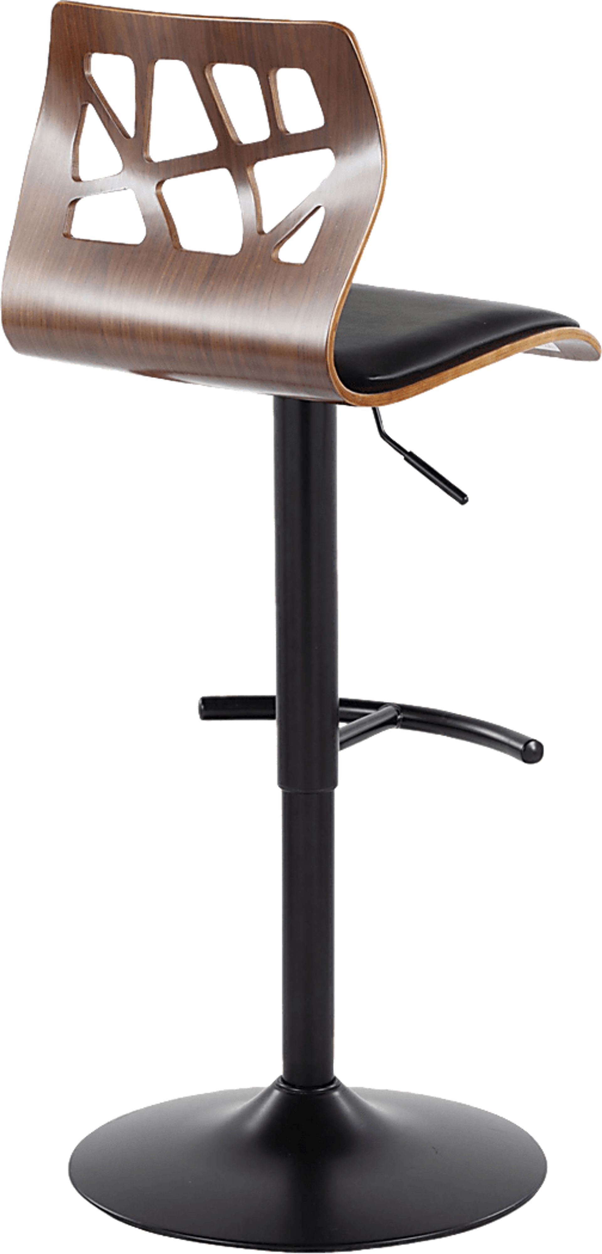 Watsonia VIII Black Adjustable Barstool, Set of 2 - Image 8