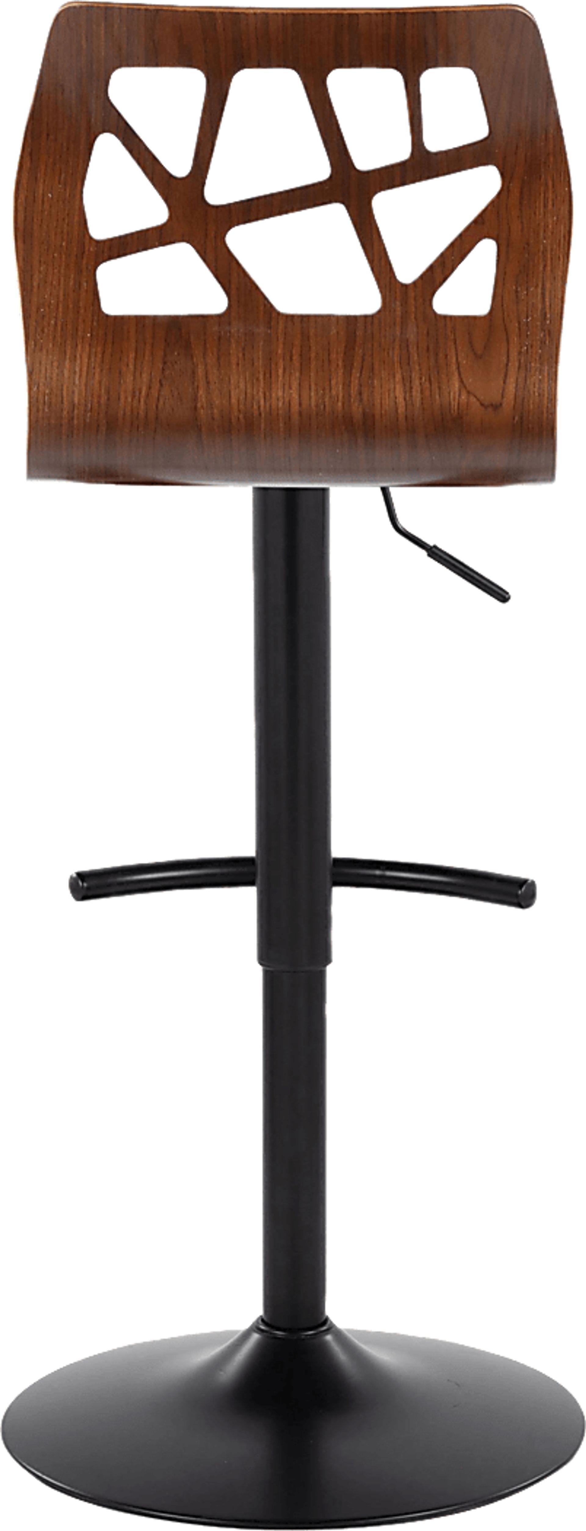 Watsonia VIII Black Adjustable Barstool, Set of 2 - Image 9