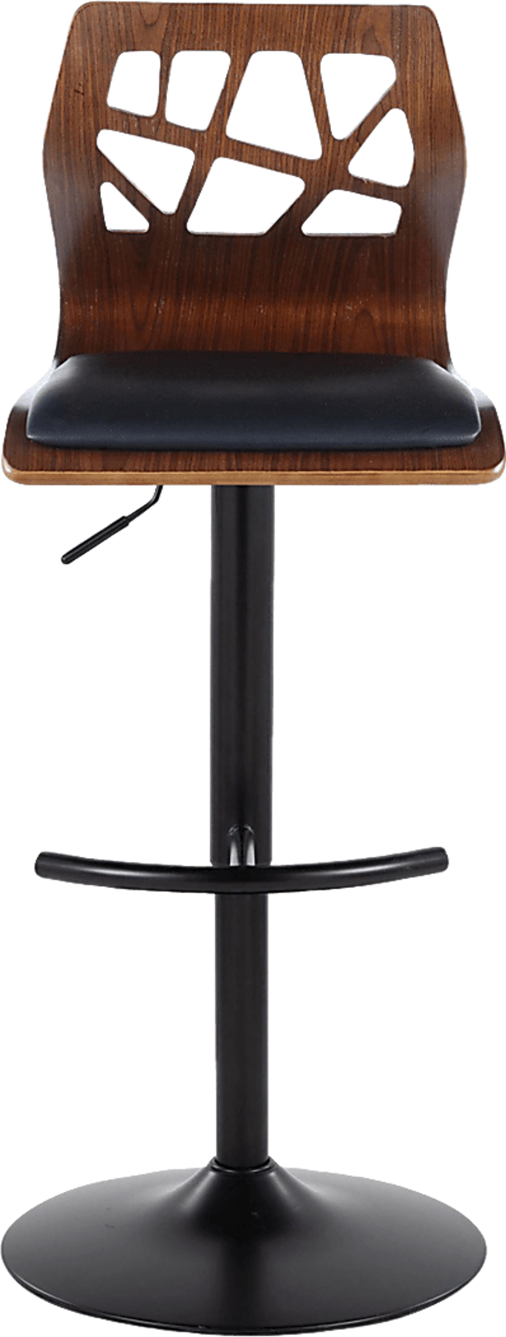 Watsonia VIII Black Adjustable Barstool, Set of 2 - Image 10