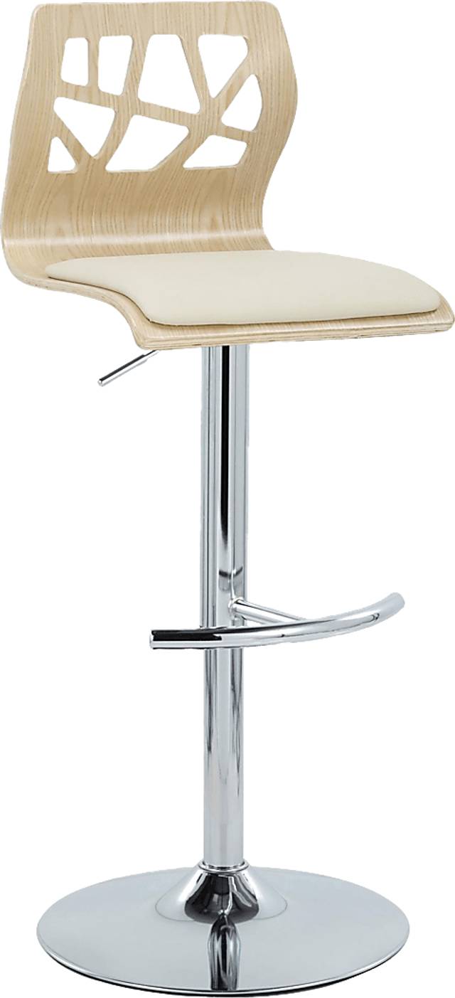 Watsonia X Cream Adjustable Barstool, Set of 2 - Thumbnail - Image 6