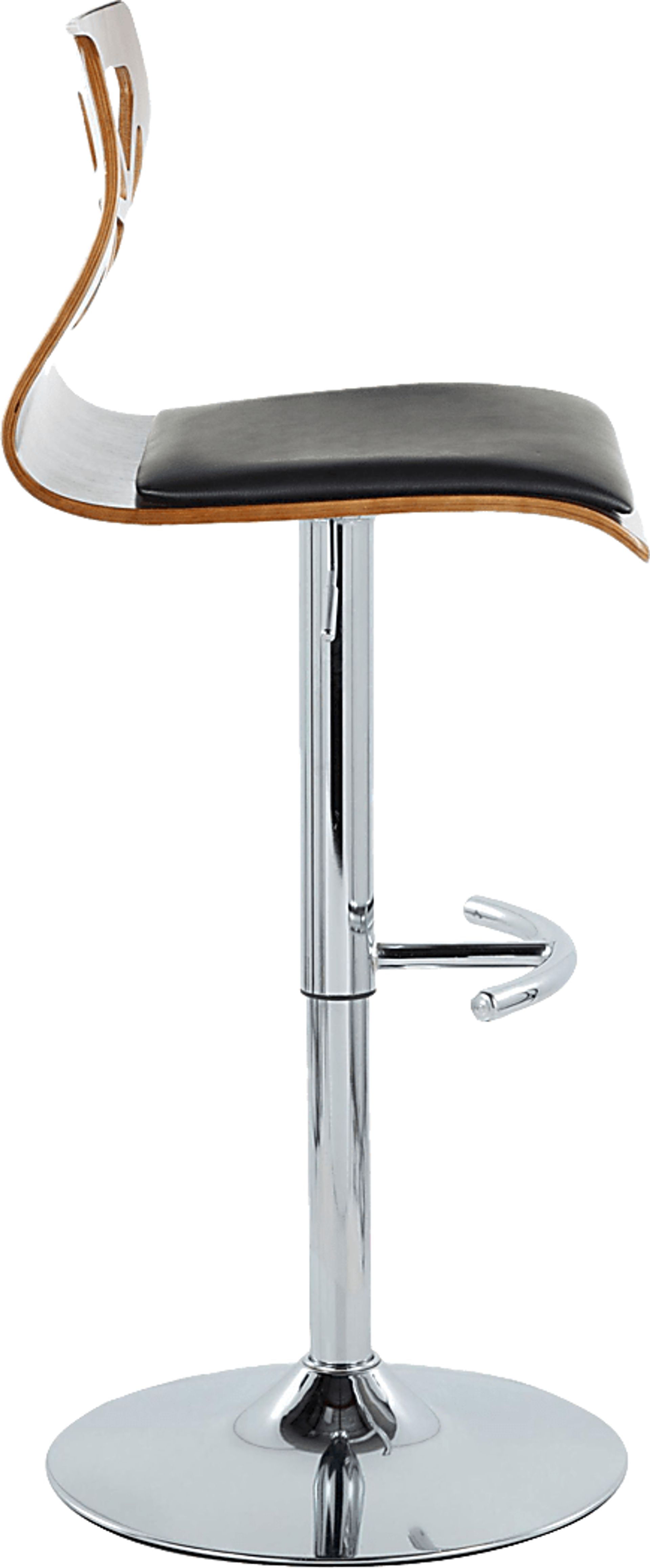 Watsonia XI Black Adjustable Barstool, Set of 2 - Image 7