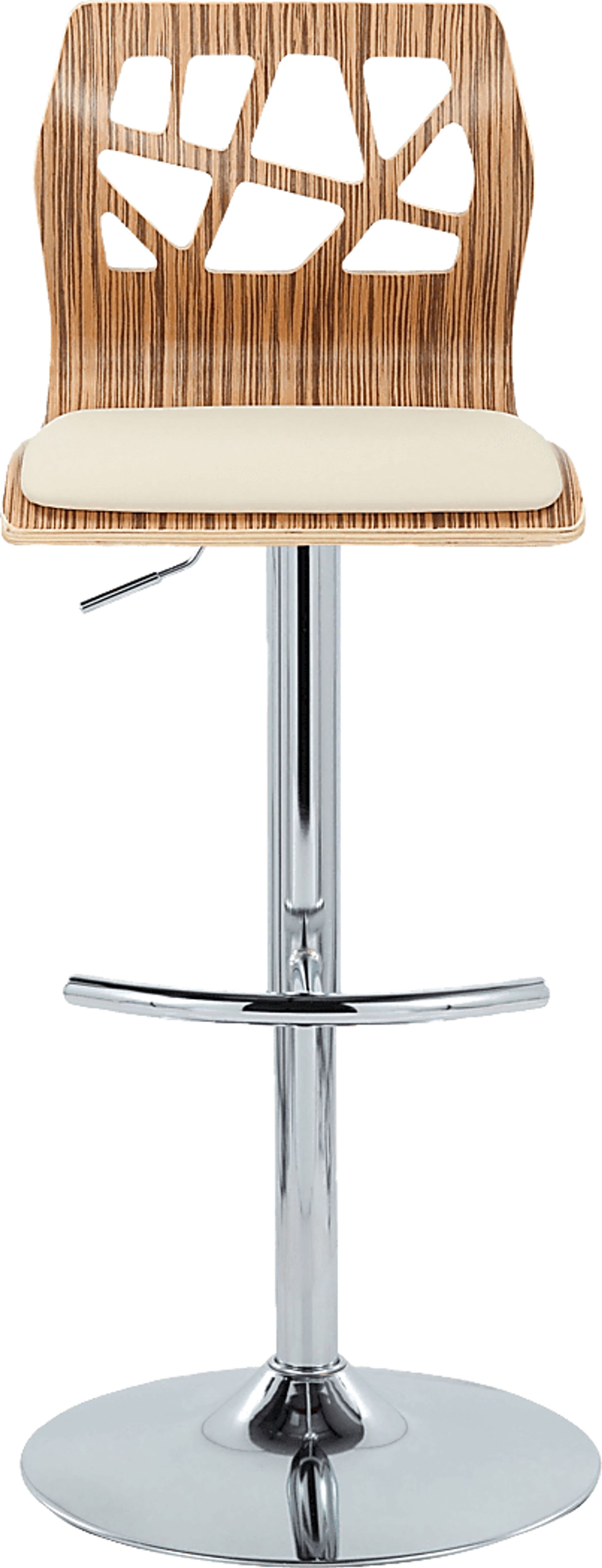 Watsonia XII Cream Adjustable Barstool, Set of 2 - Image 10