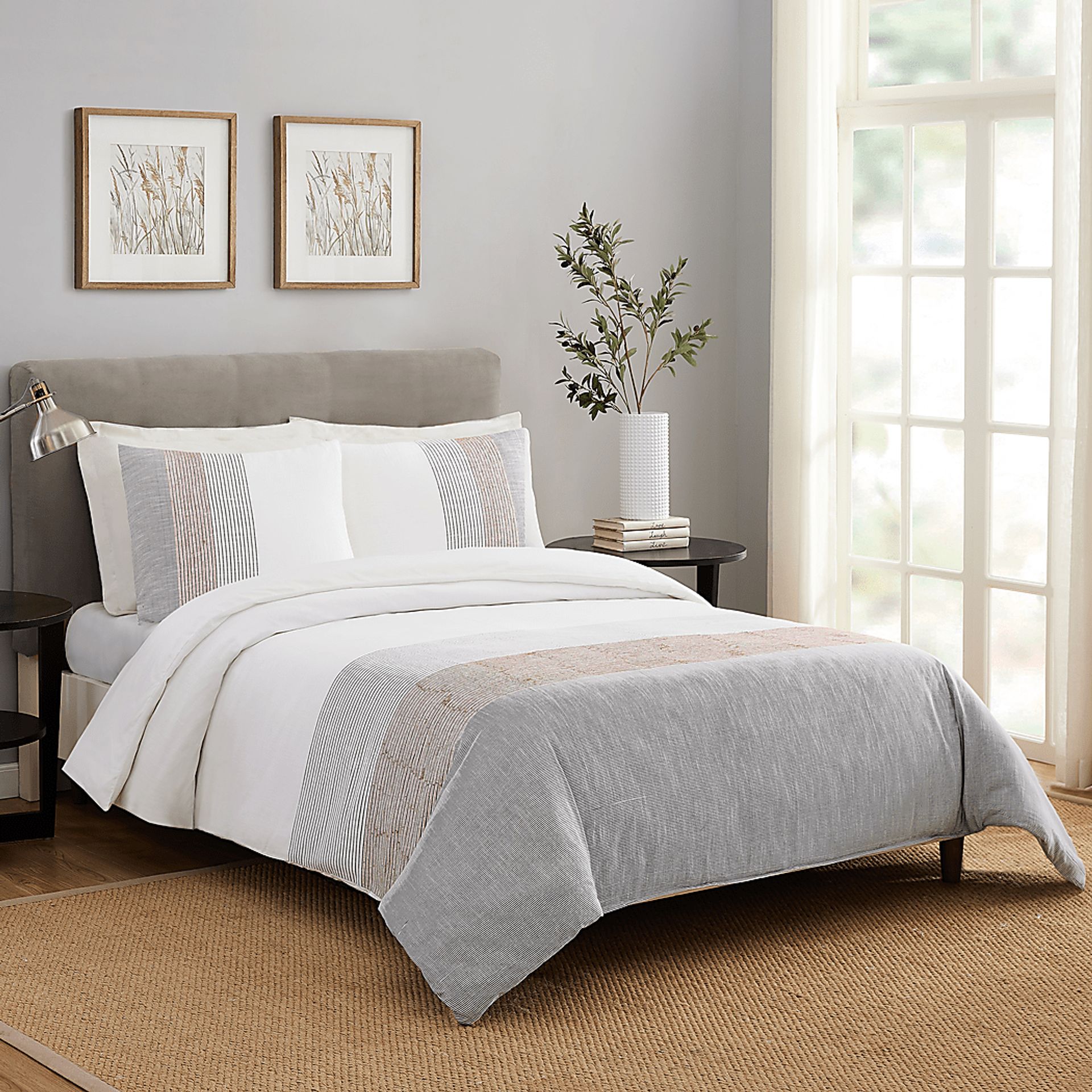 Watsonwood Gray Full/Queen 3 Pc Duvet Set - Image 2