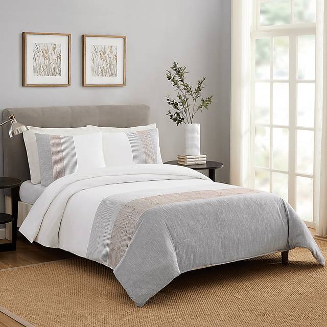 Watsonwood Gray King 3 Pc Duvet Set - Thumbnail - Image 2