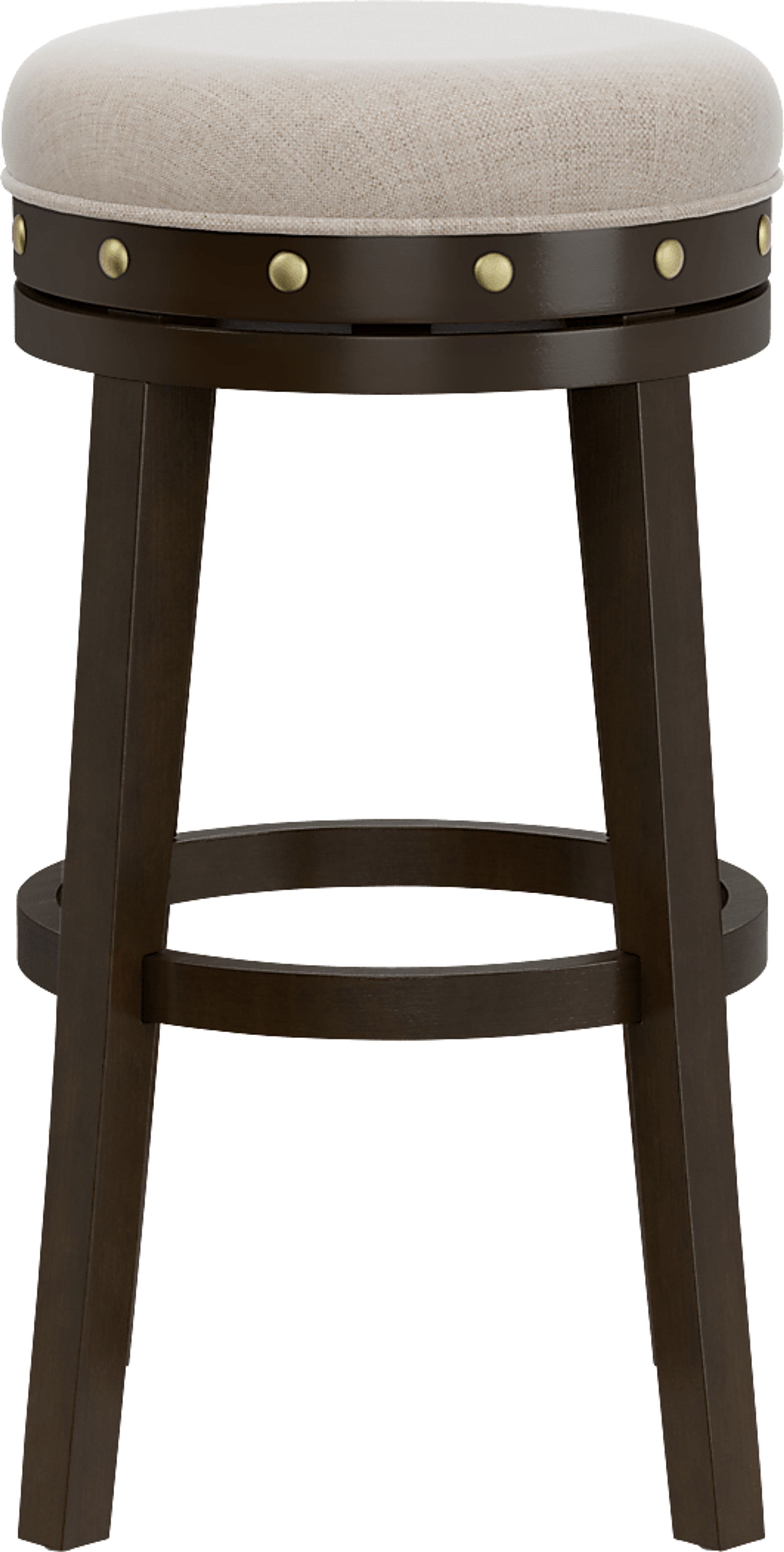 Waubeek Brown Swivel Barstool - Image 1