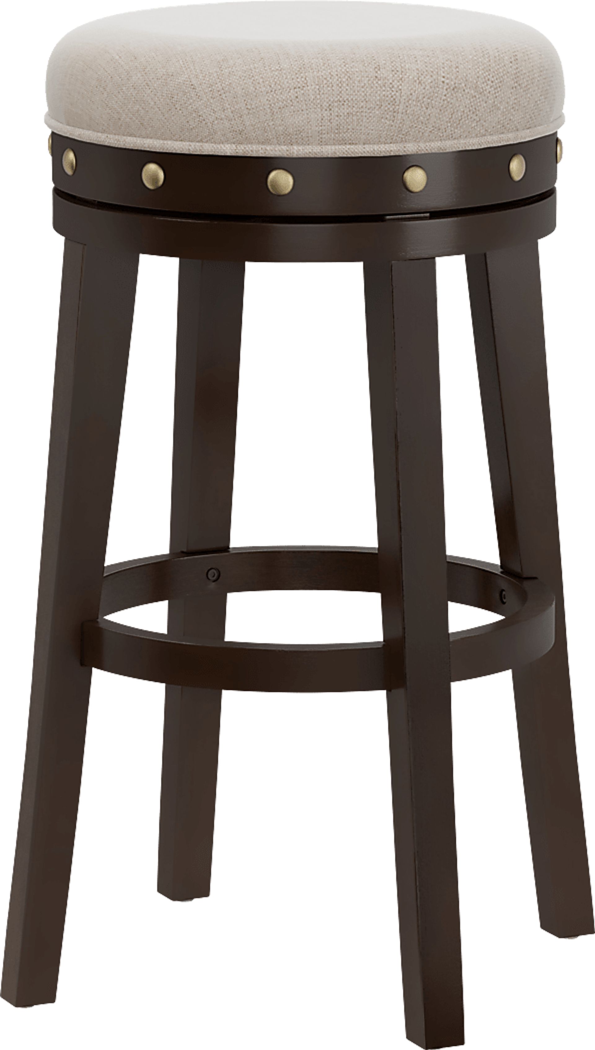 Waubeek Brown Swivel Barstool - Image 5