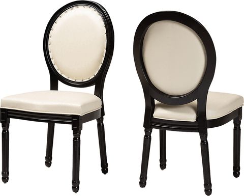 Wauchope Black Side Chair, Set of 2