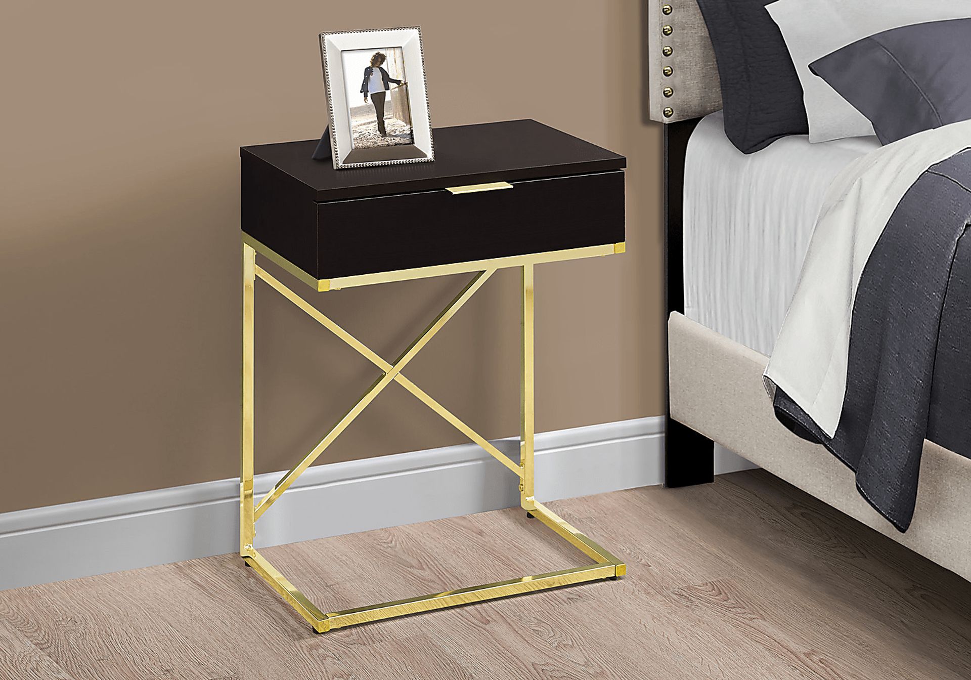 Wauford Cappuccino Accent Table - Image 3